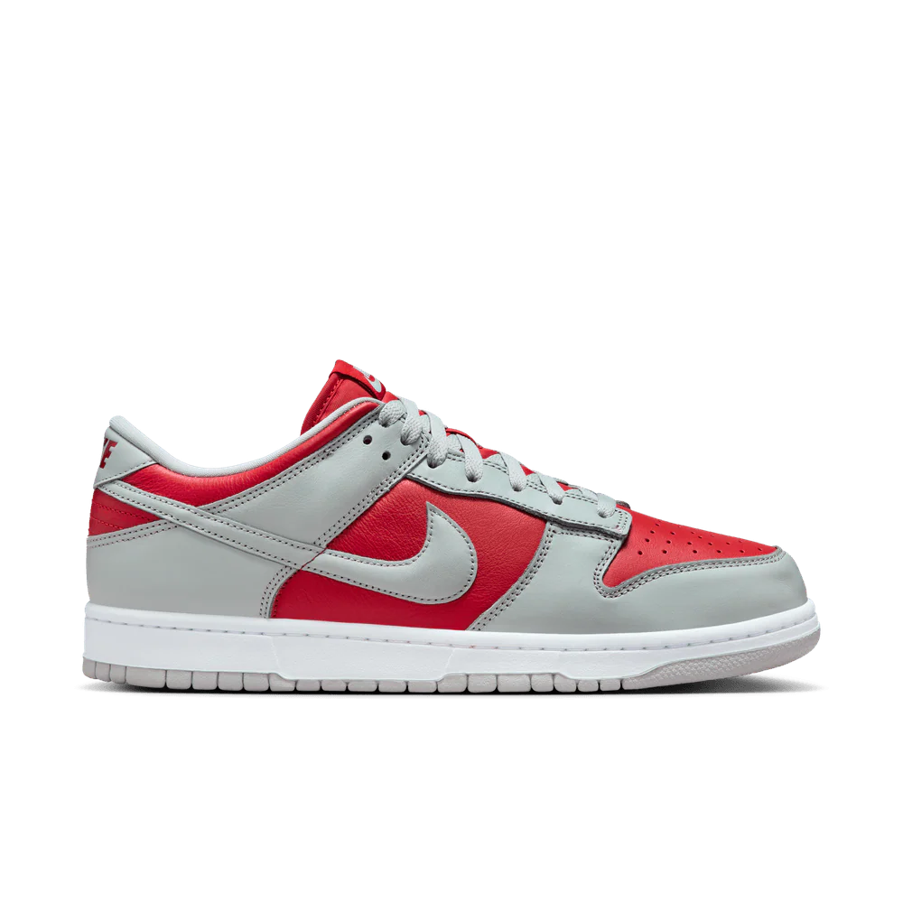 Mens Nike Dunk Low Varsity Red/Silver White