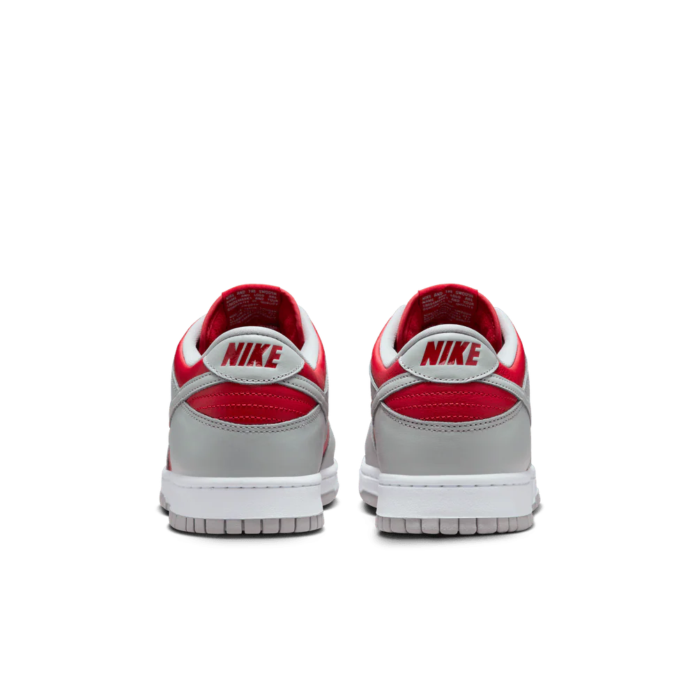 Mens Nike Dunk Low Varsity Red/Silver White - Image 3