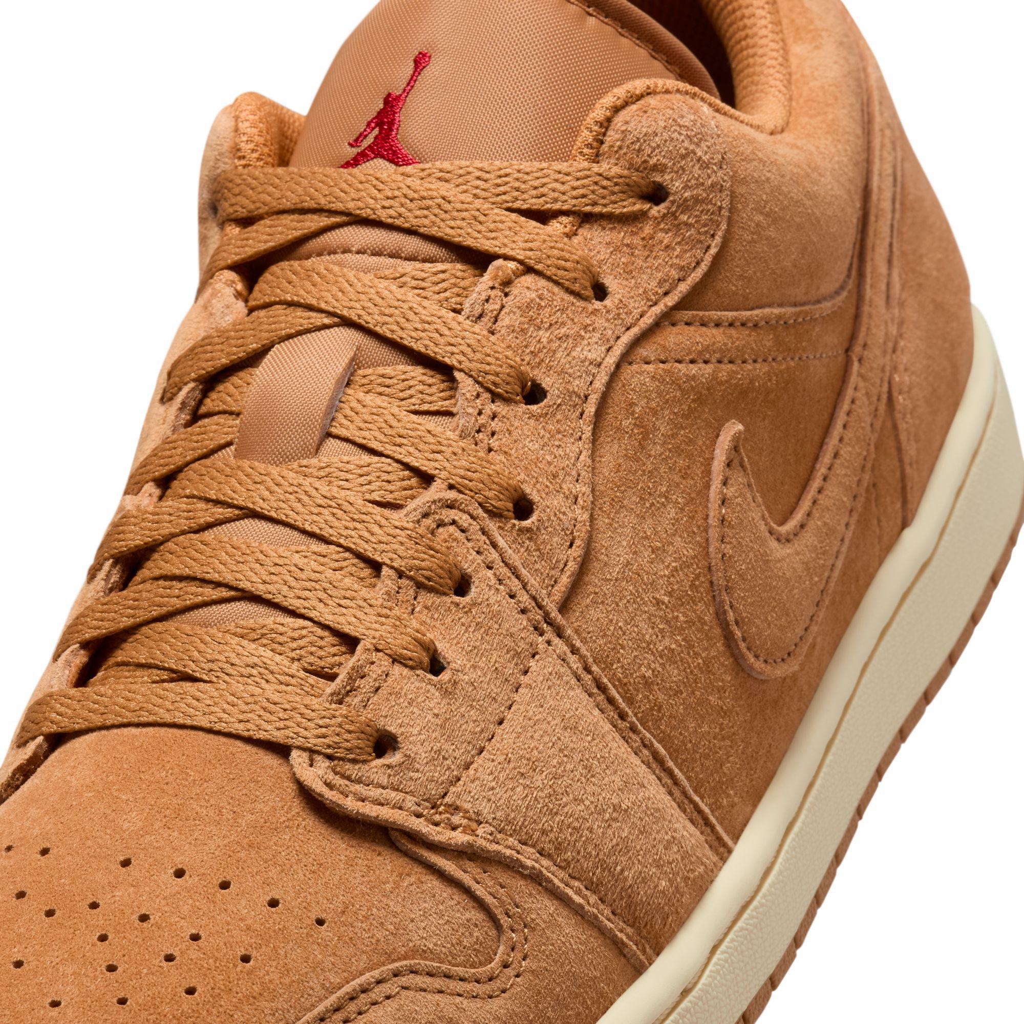 Air Jordan 1 Low SE Flax/Flax-Varsity Red-Muslin - Image 5