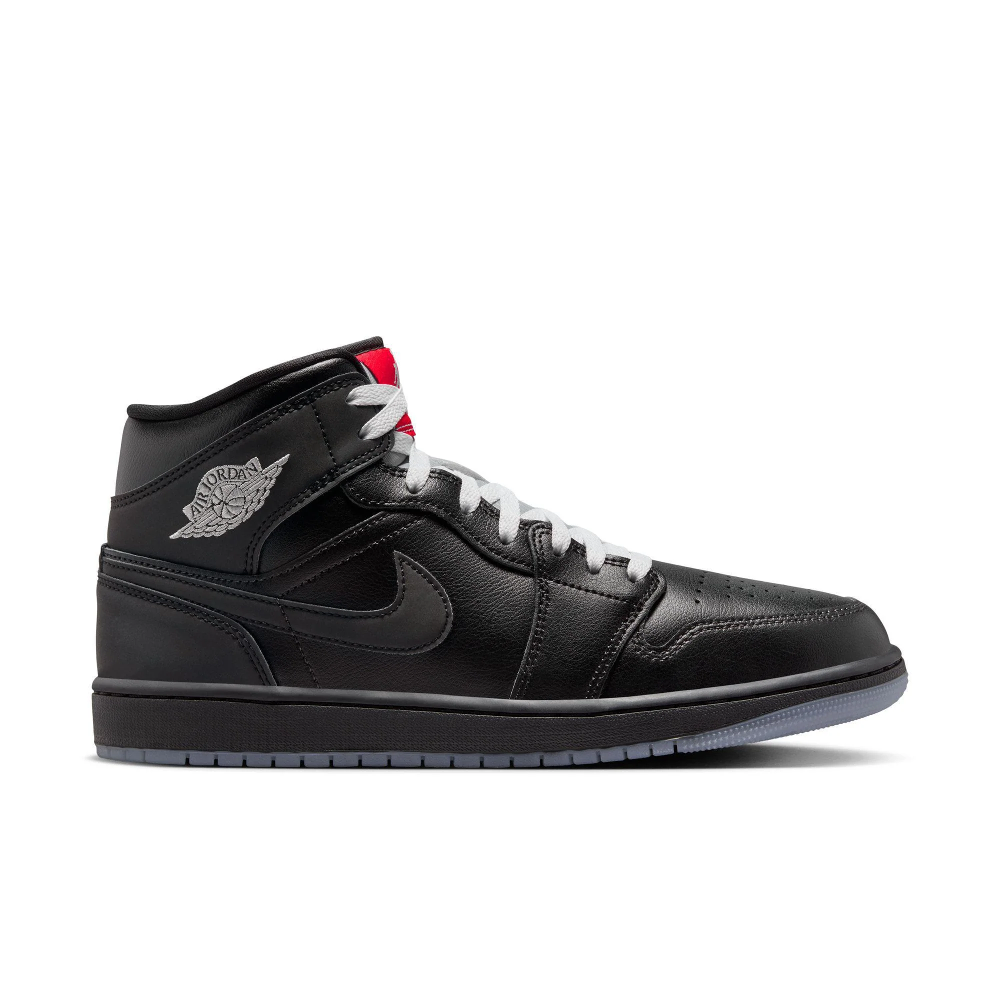 Air Jordan 1 Mid SE Black/Black-White-Wolf Grey