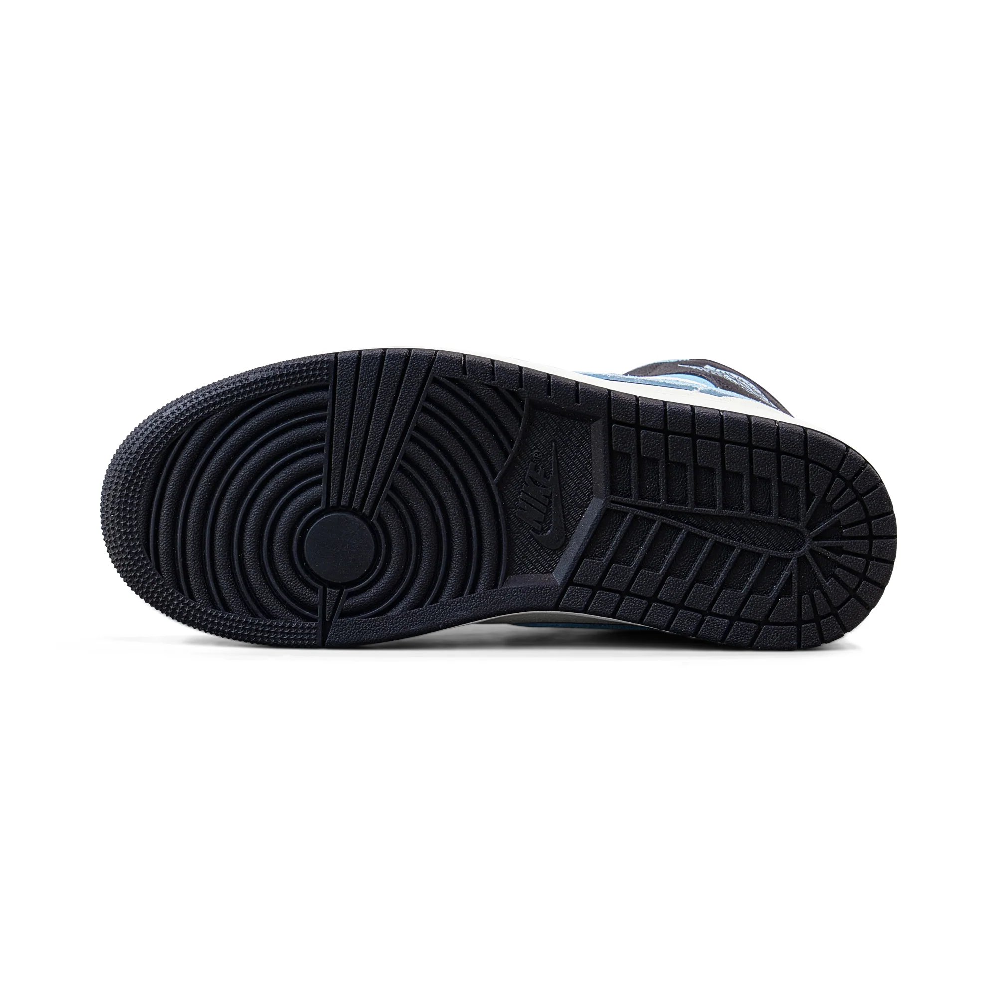 Air Jordan 1 Mid SE Summit White/Blue Chill-Black - Image 3