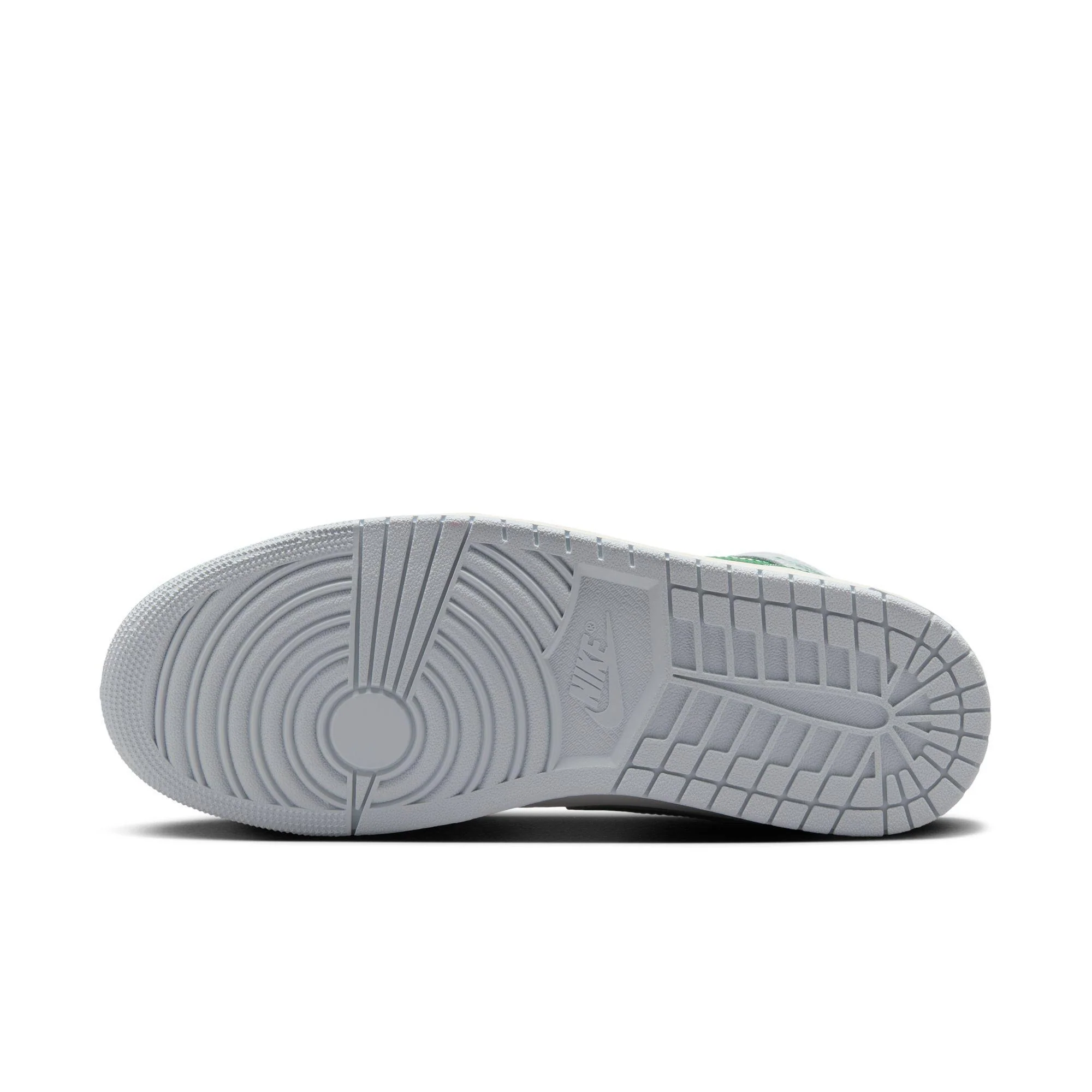 Air Jordan 1 Mid Summit White/Pine Green-Pure Platinum - Image 6