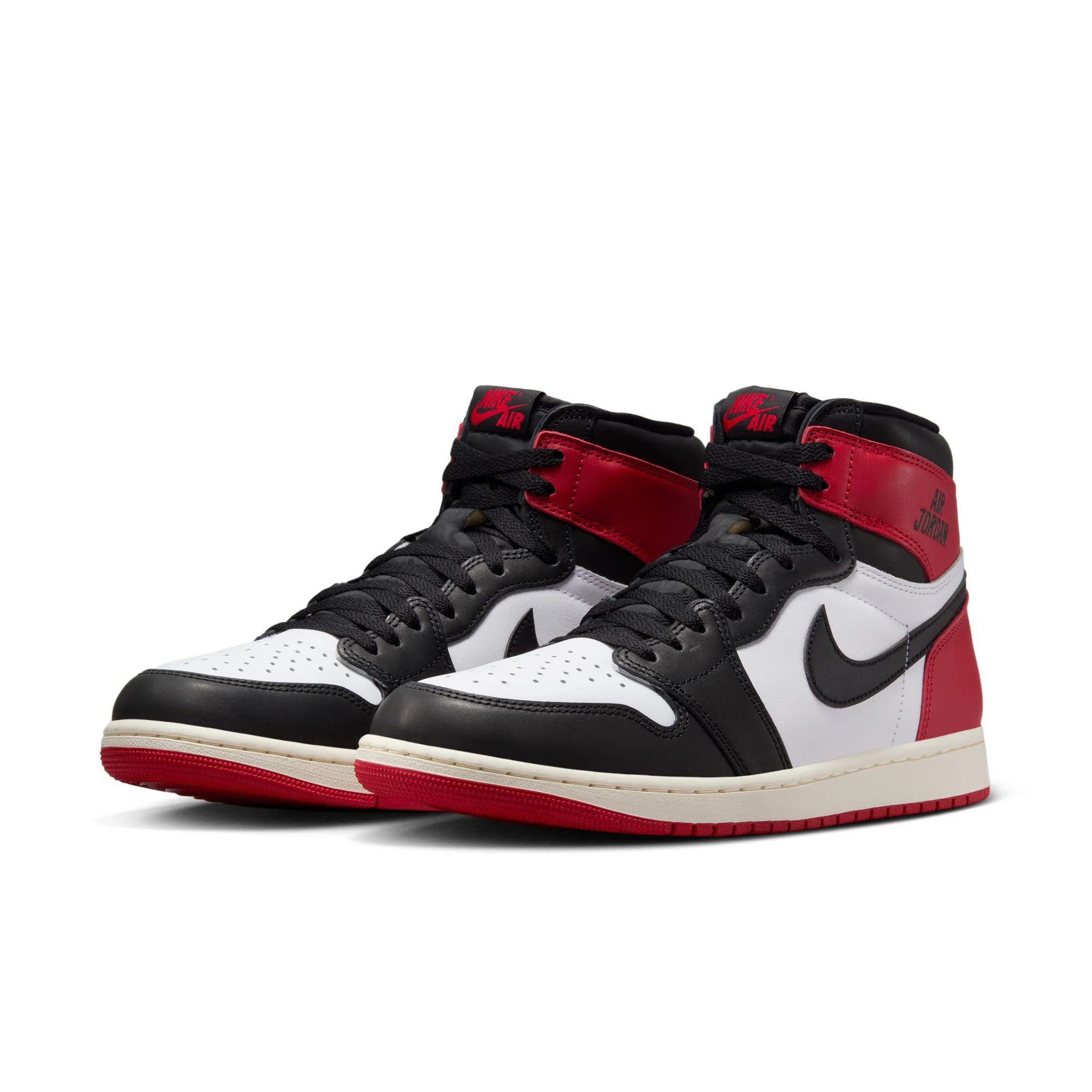 Air Jordan 1 Retro High OG White/Black-Varsity Red-Sail - Image 2