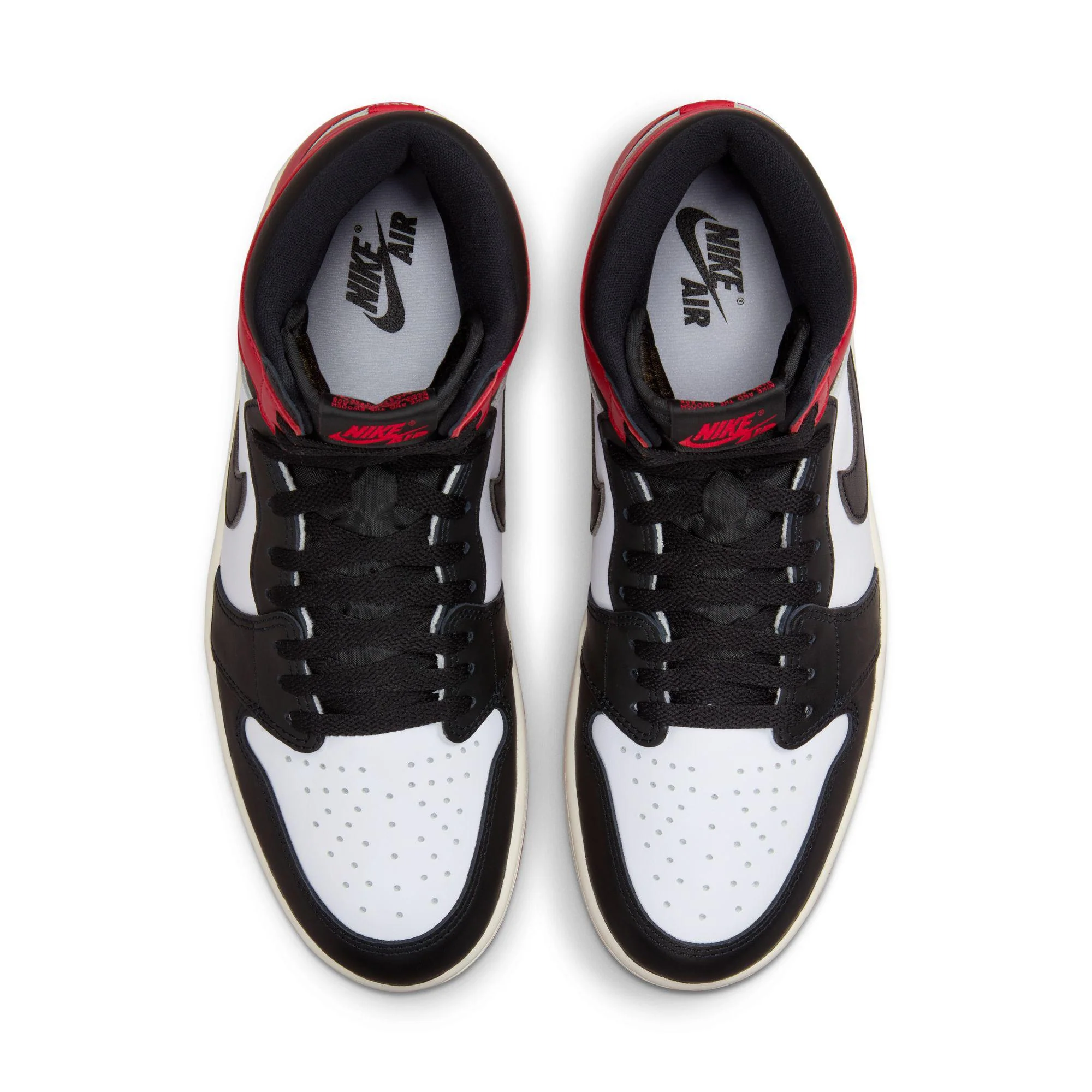 Air Jordan 1 Retro High OG White/Black-Varsity Red-Sail - Image 4
