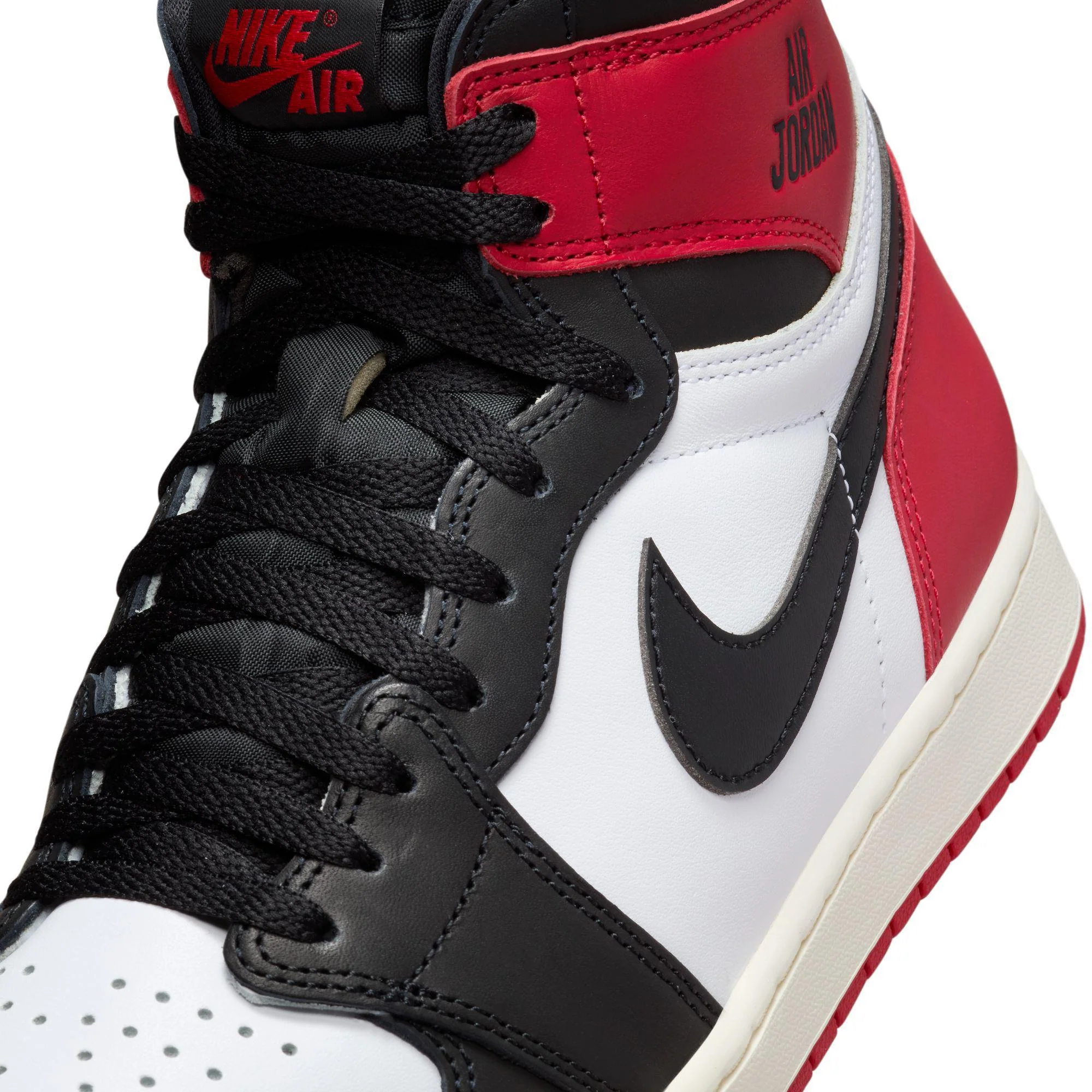 Air Jordan 1 Retro High OG White/Black-Varsity Red-Sail - Image 5