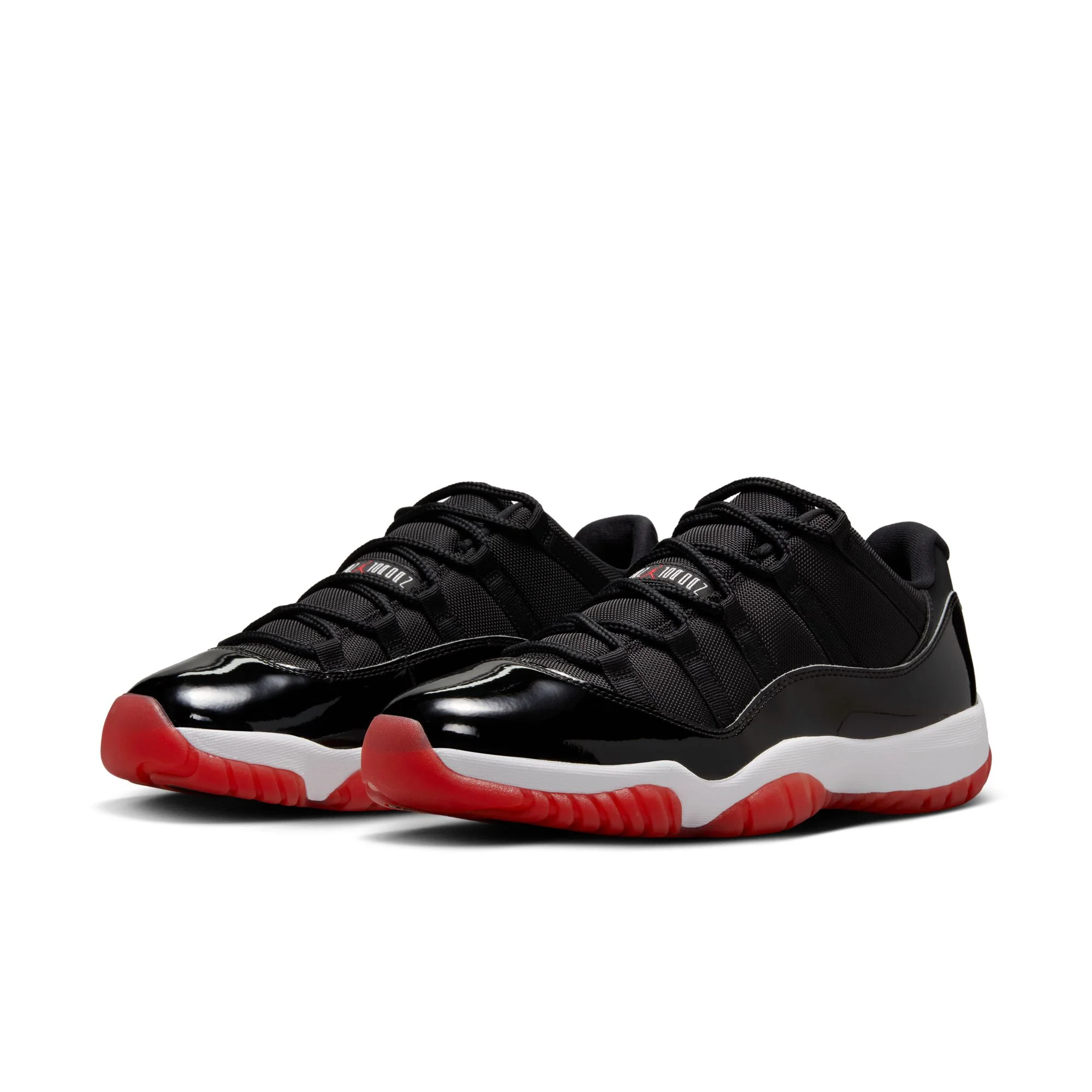 Air Jordan 11 Retro Low Black/Varsity Red-White - Image 2