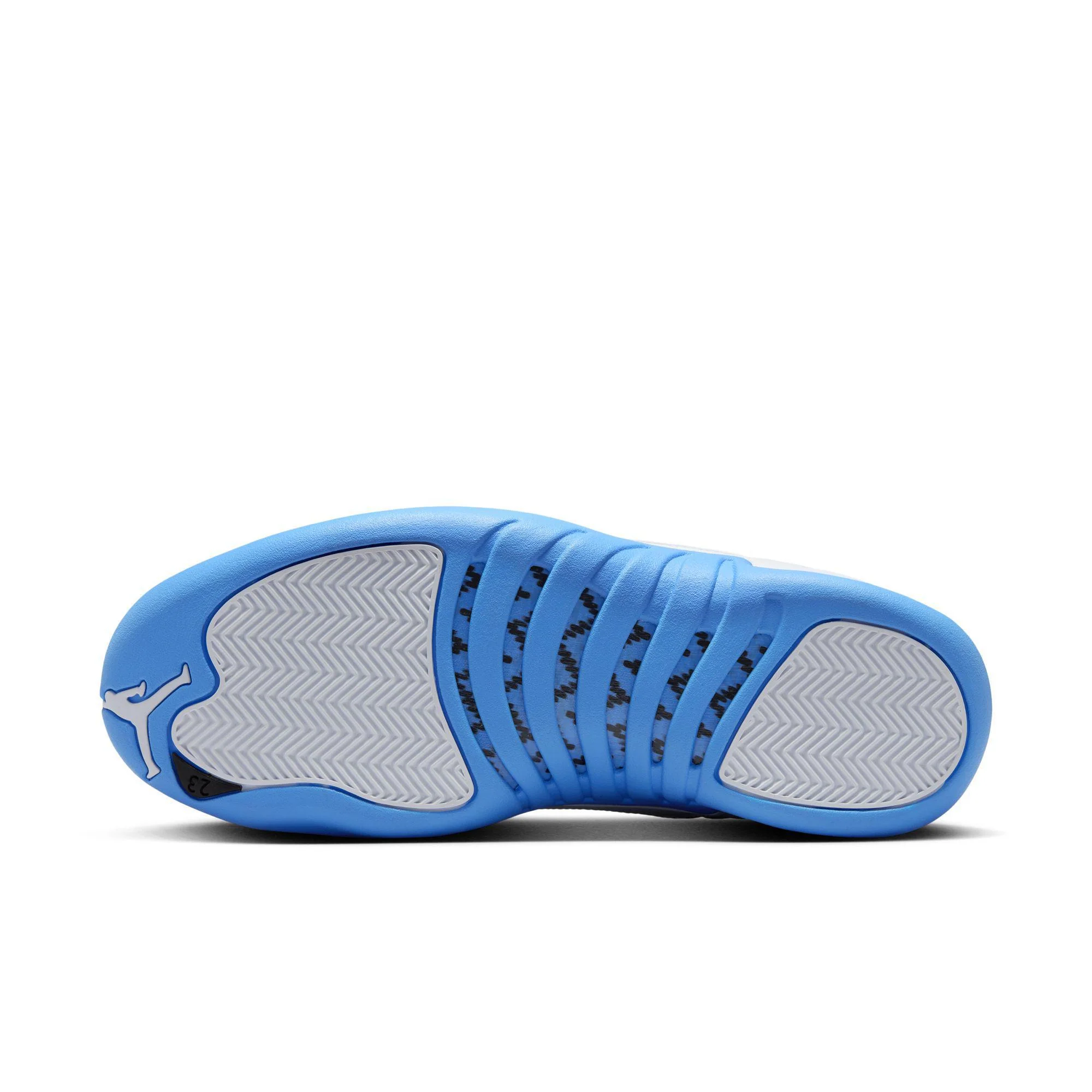 Air Jordan 12 Retro White/University Blue-Metallic Silver - Image 6