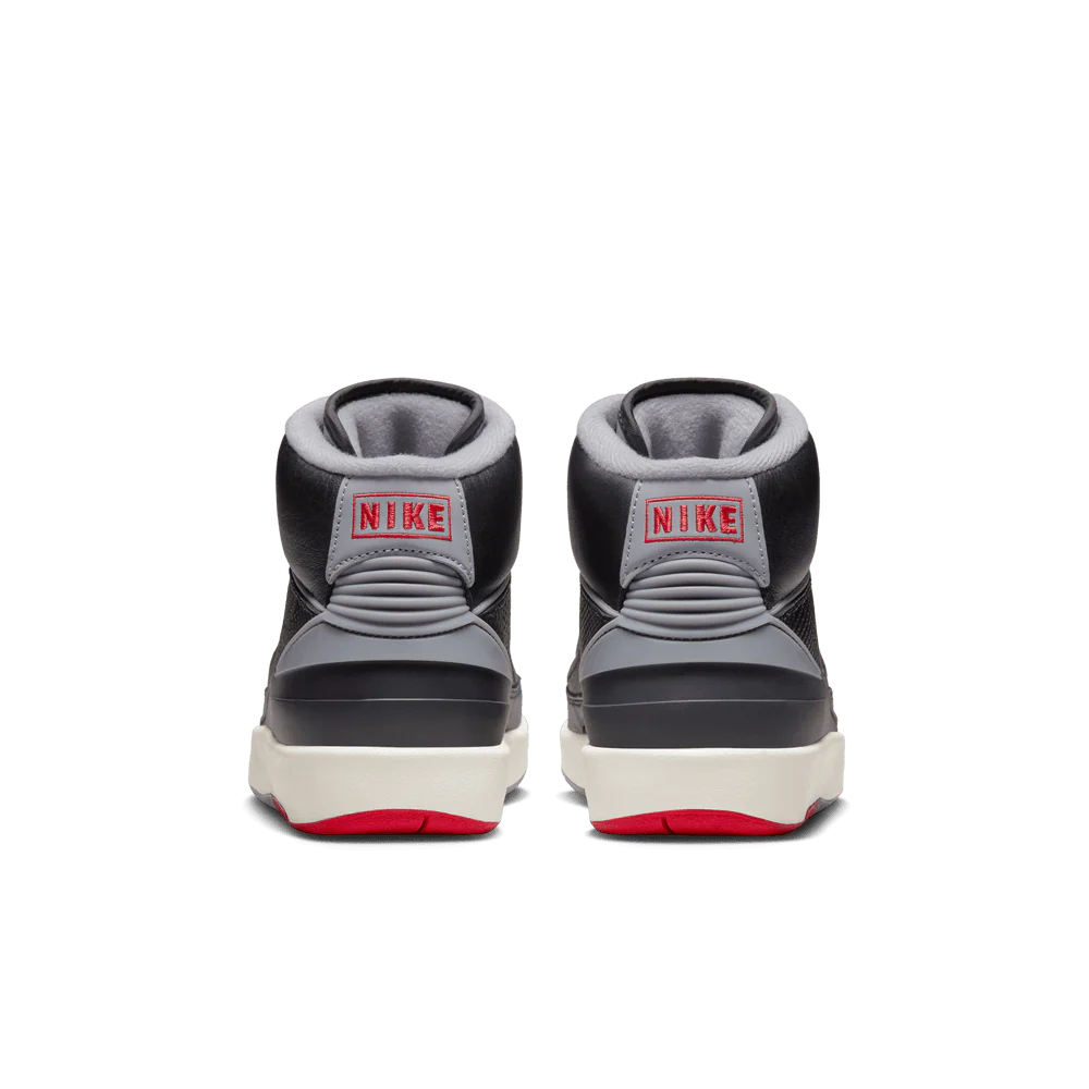 YOUTH AIR JORDAN 2 RETRO "BLACK CEMENT GREY" - Image 5