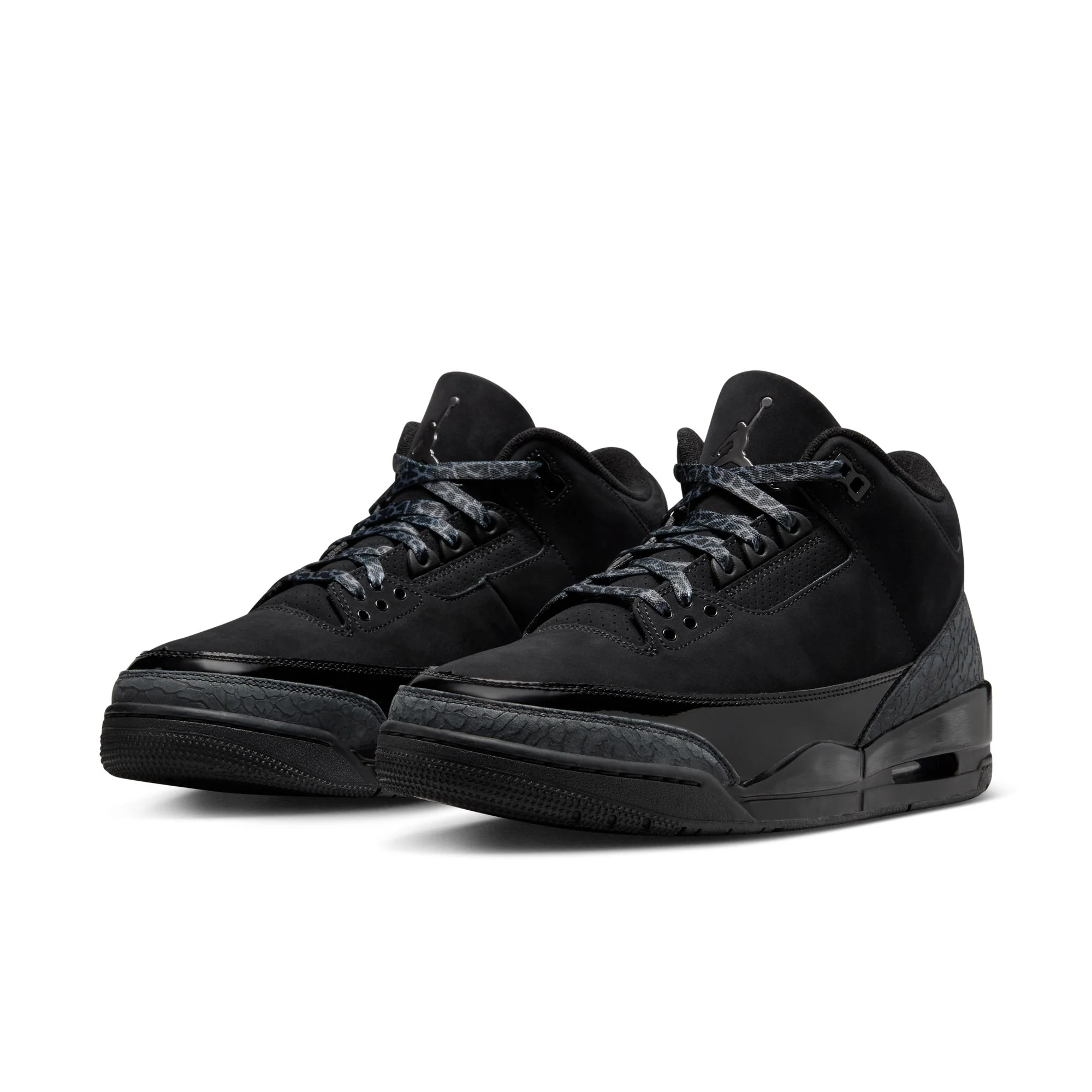 Air Jordan 3 Retro Black/Dark Charcoal-White - Image 7
