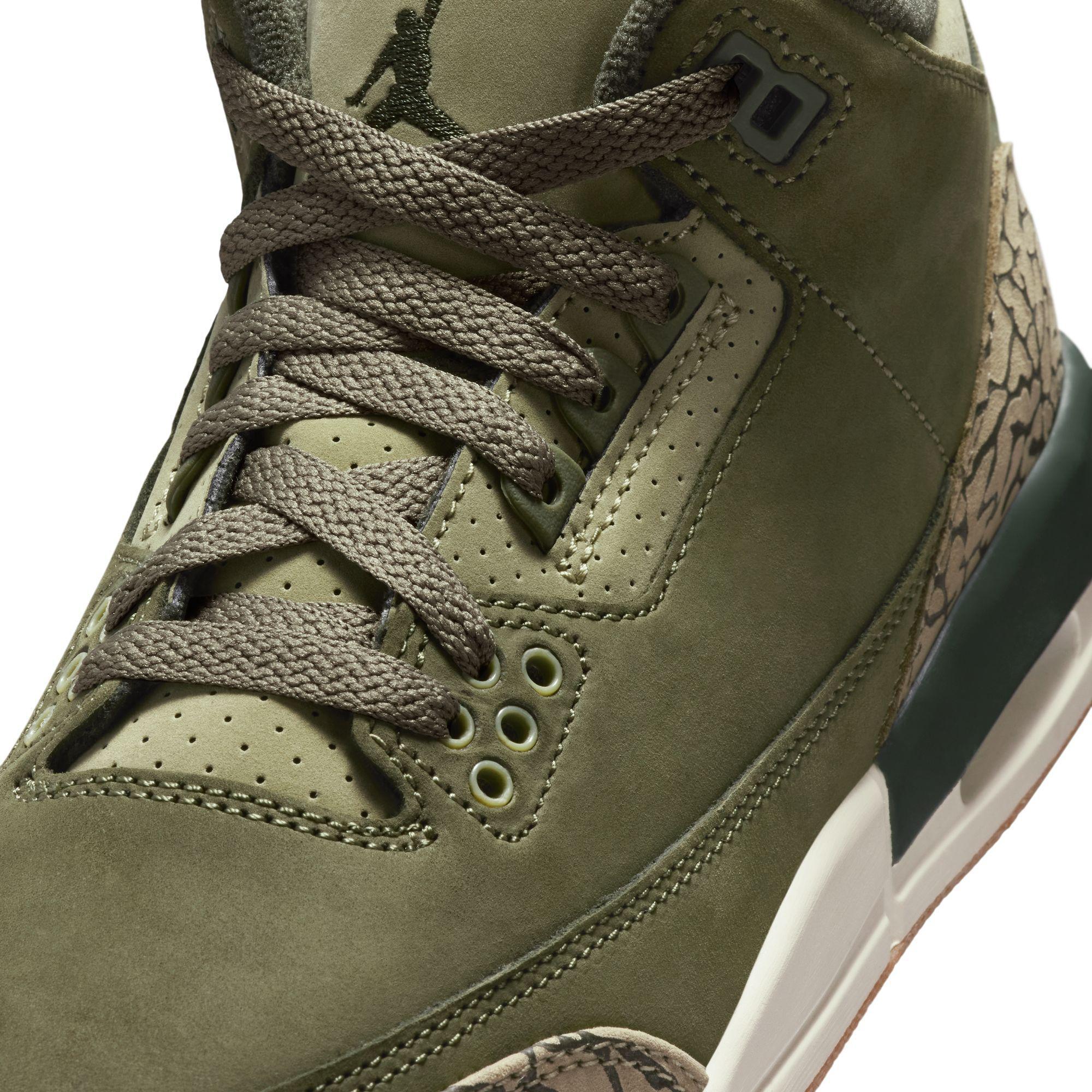 Air Jordan 3 Retro "Medium Olive" Big Kids' Shoes - Image 5
