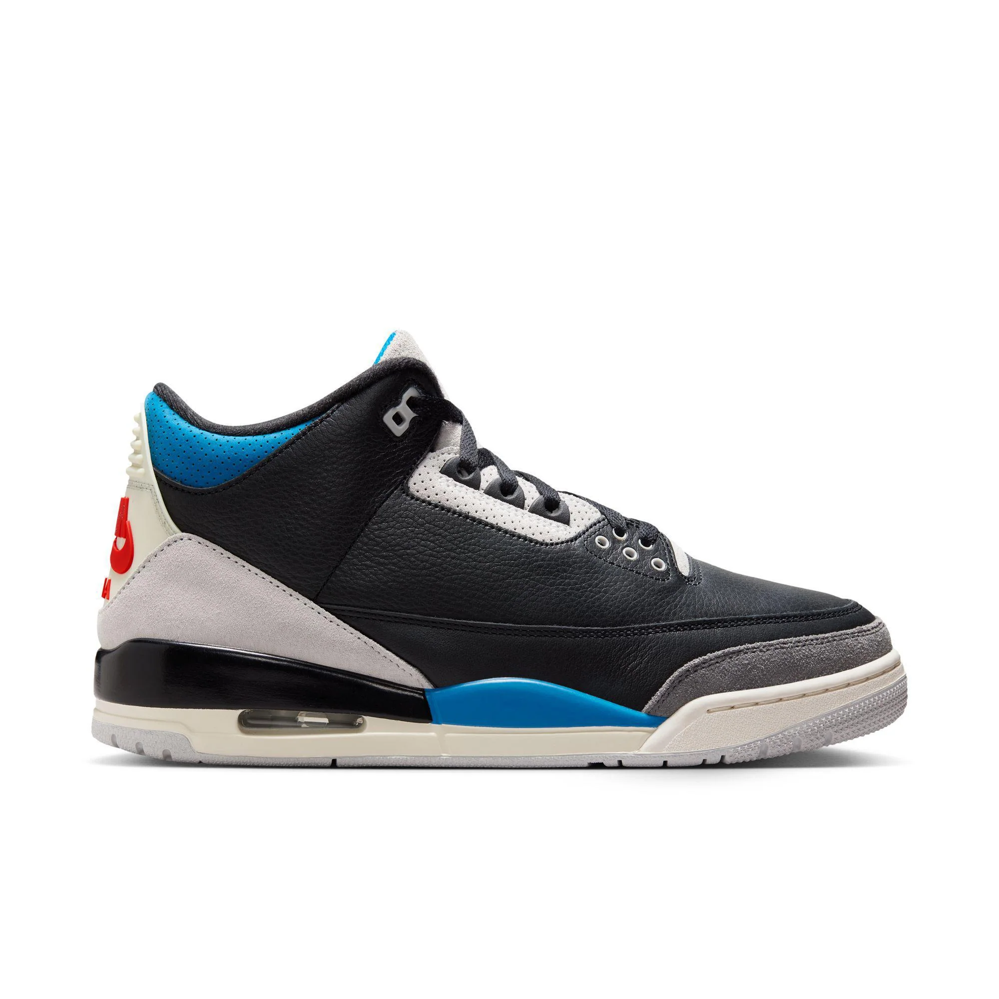 Air Jordan 3 Retro OG Black/Chill Red-Neutral Grey