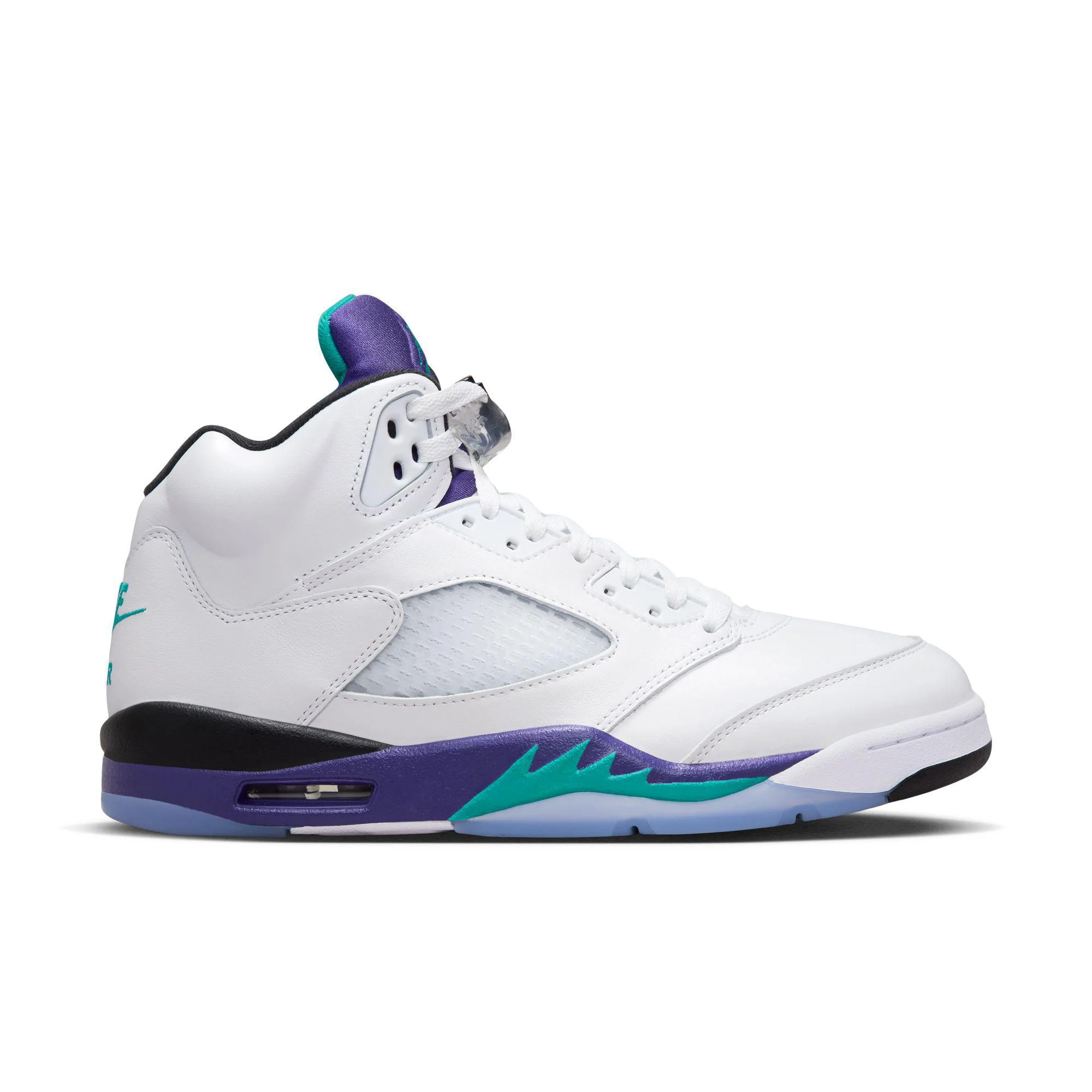 Air Jordan 5 Retro OG White/New Emerald-Grape Ice-Black