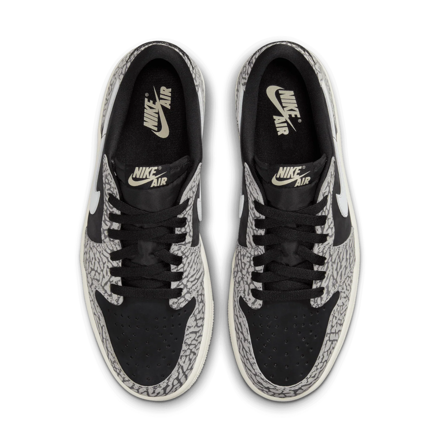 MENS AIR JORDAN RETRO 1 LOW OG ''CEMENT LOW'' - Image 4