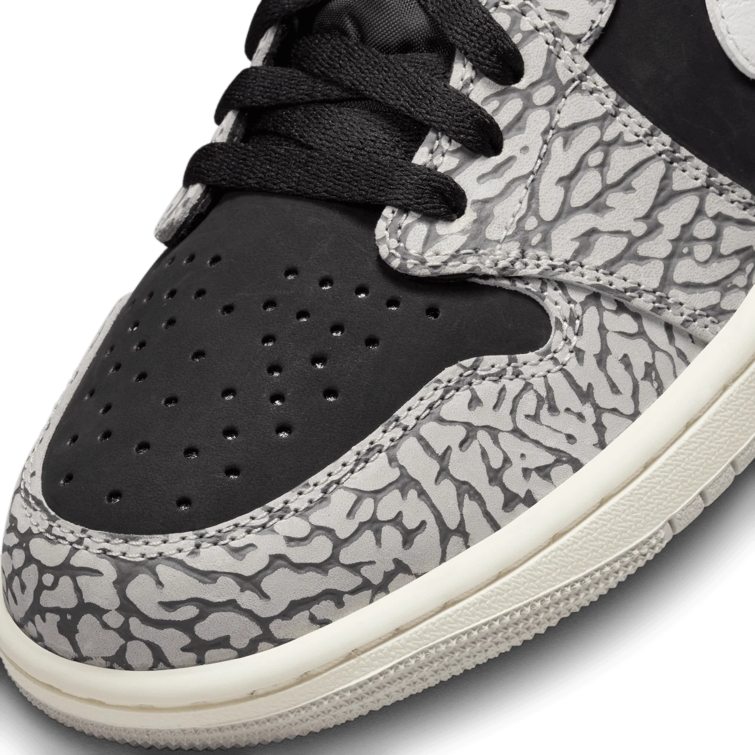 MENS AIR JORDAN RETRO 1 LOW OG ''CEMENT LOW'' - Image 5