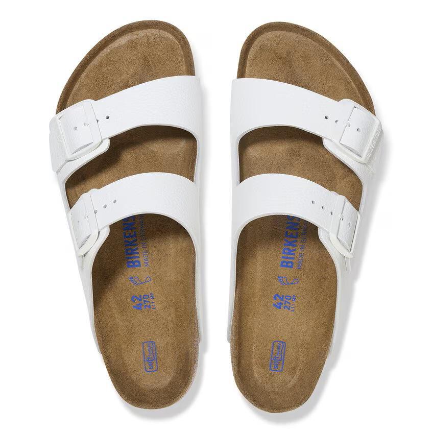 Birkenstock Arizona Soft Footbed Leather - White - Image 2