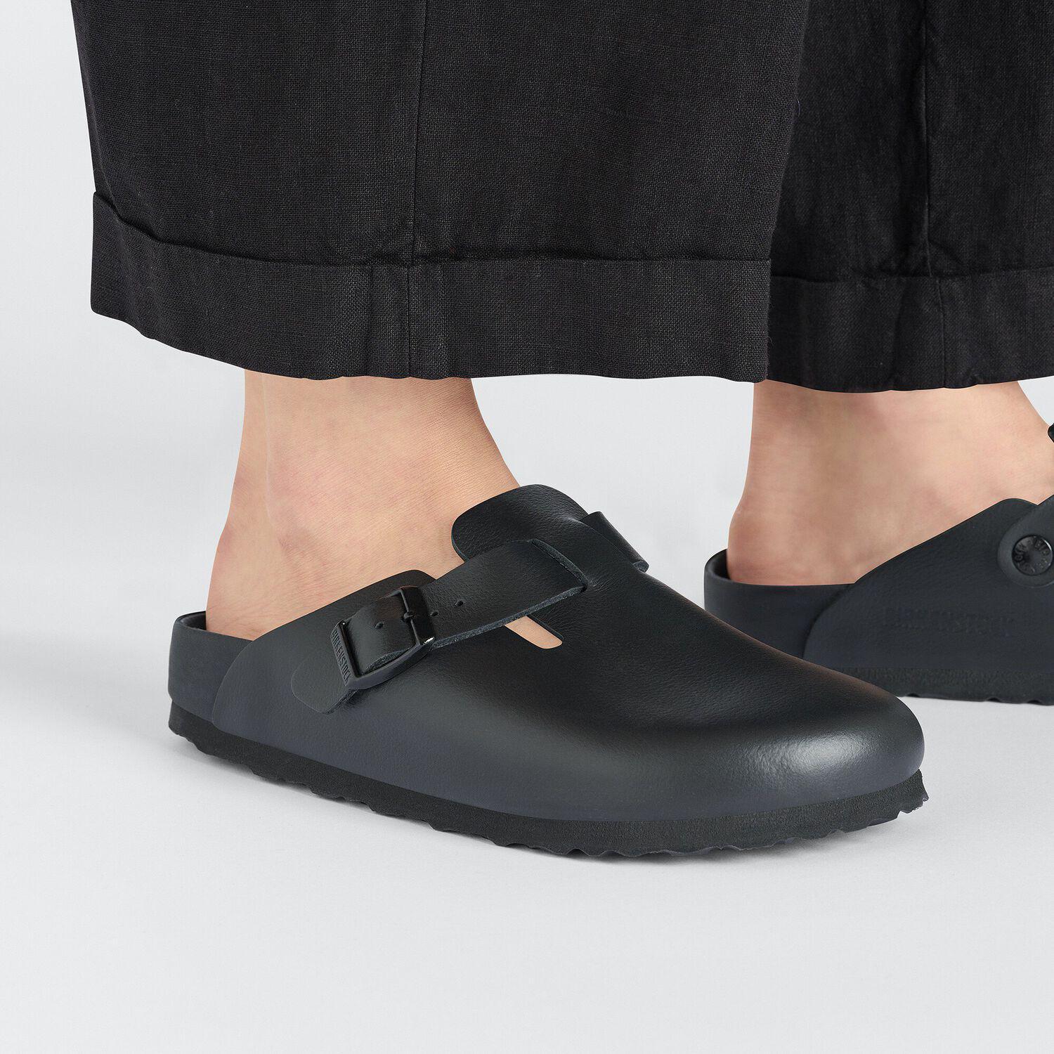 Birkenstock Boston Leather Black - Image 3