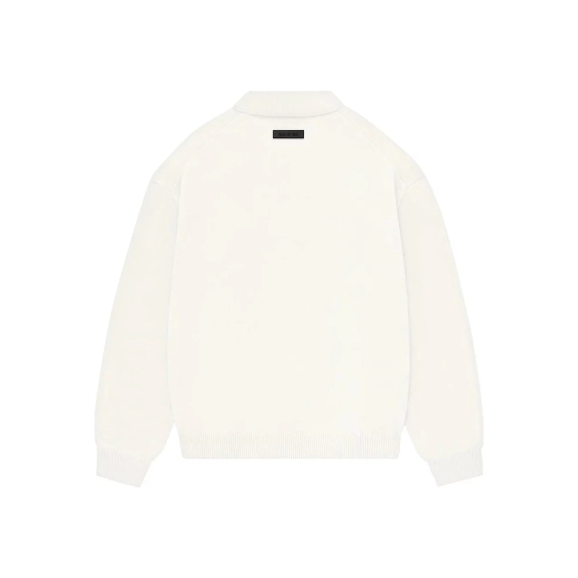 FOG Mens Essentials Knit  Polo "Cloud Dancer" - Image 2