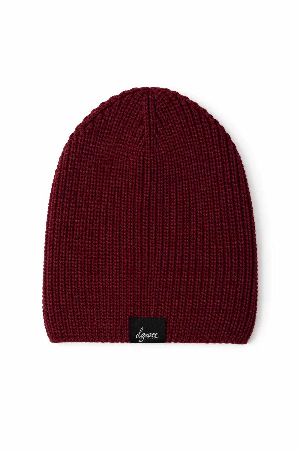 D.Grace Buckle-Back Beanie Burgundy - Image 2
