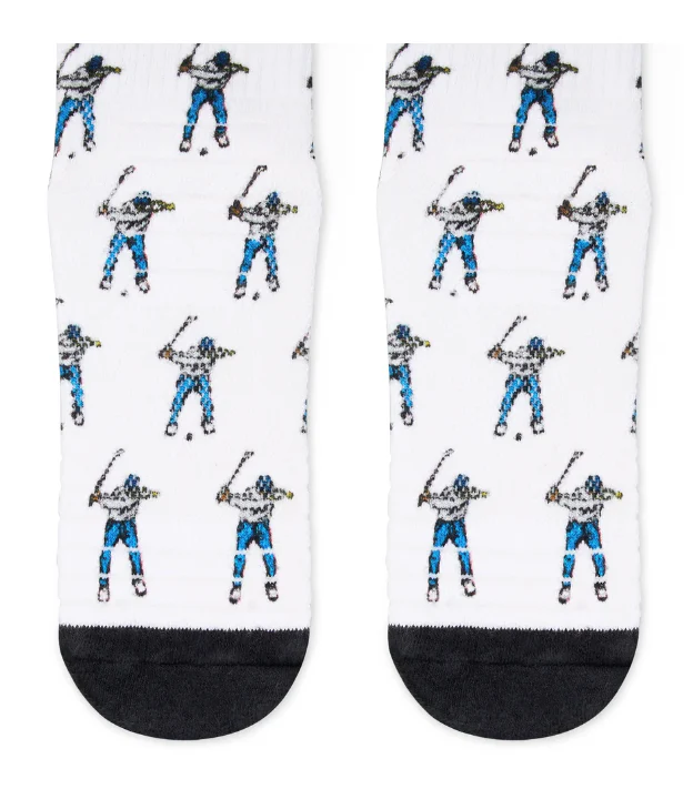 Eastside Golf All Over Swingman Sock White - Image 2