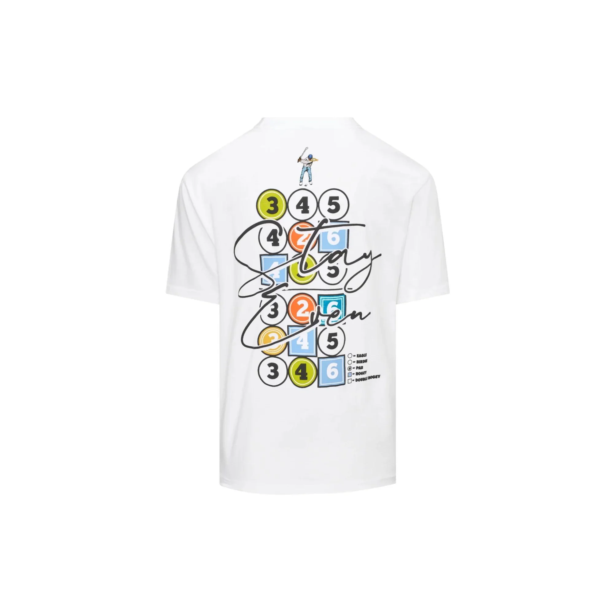 Eastside Golf Bright White Stay Even Tee