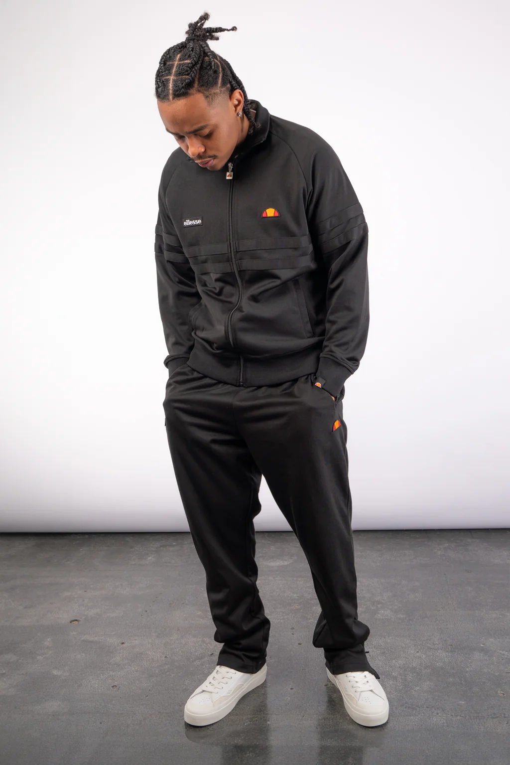 Ellesse Rimini Track Top Black - Image 3