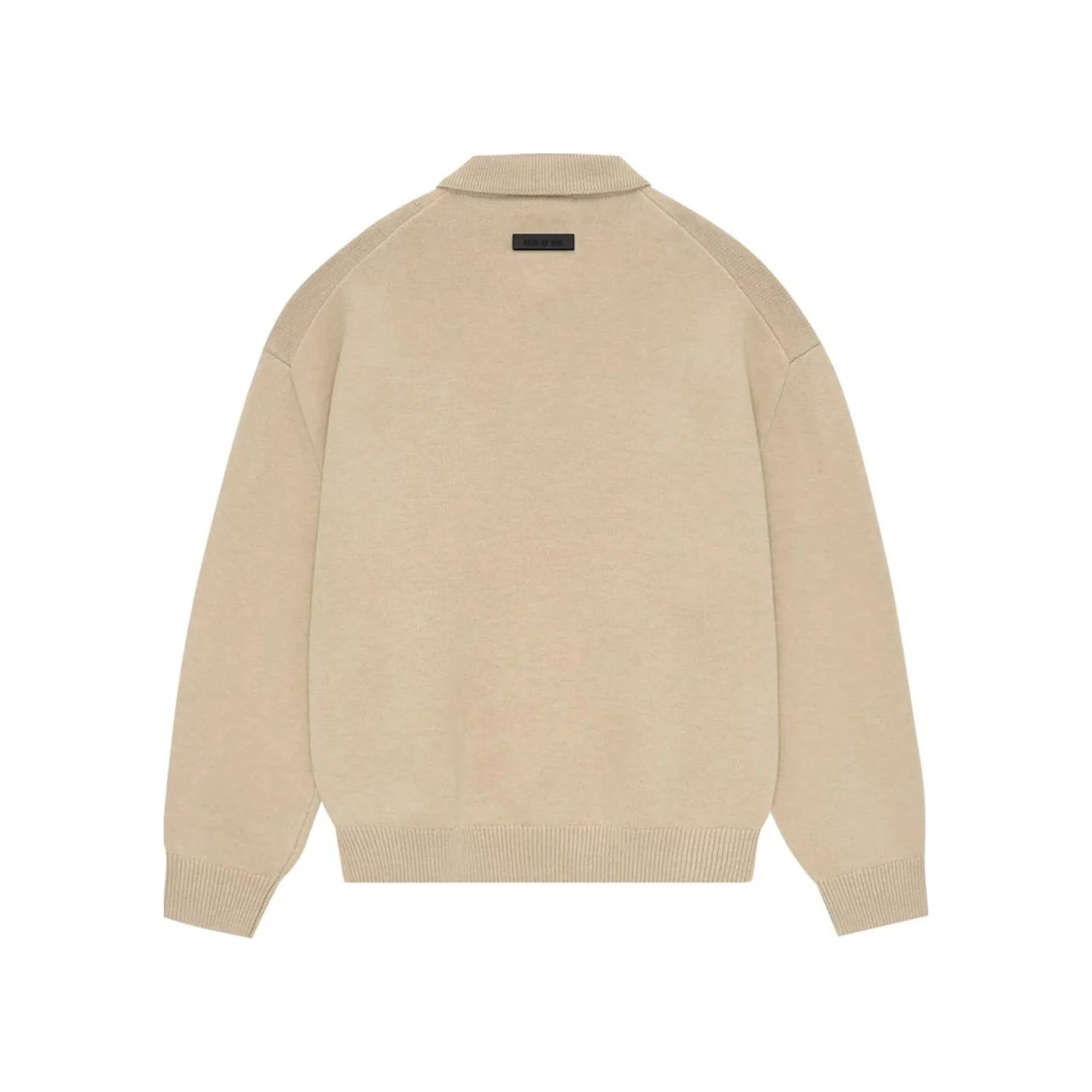 FOG Mens Essentials Knit Polo "Gold Heather" - Image 2