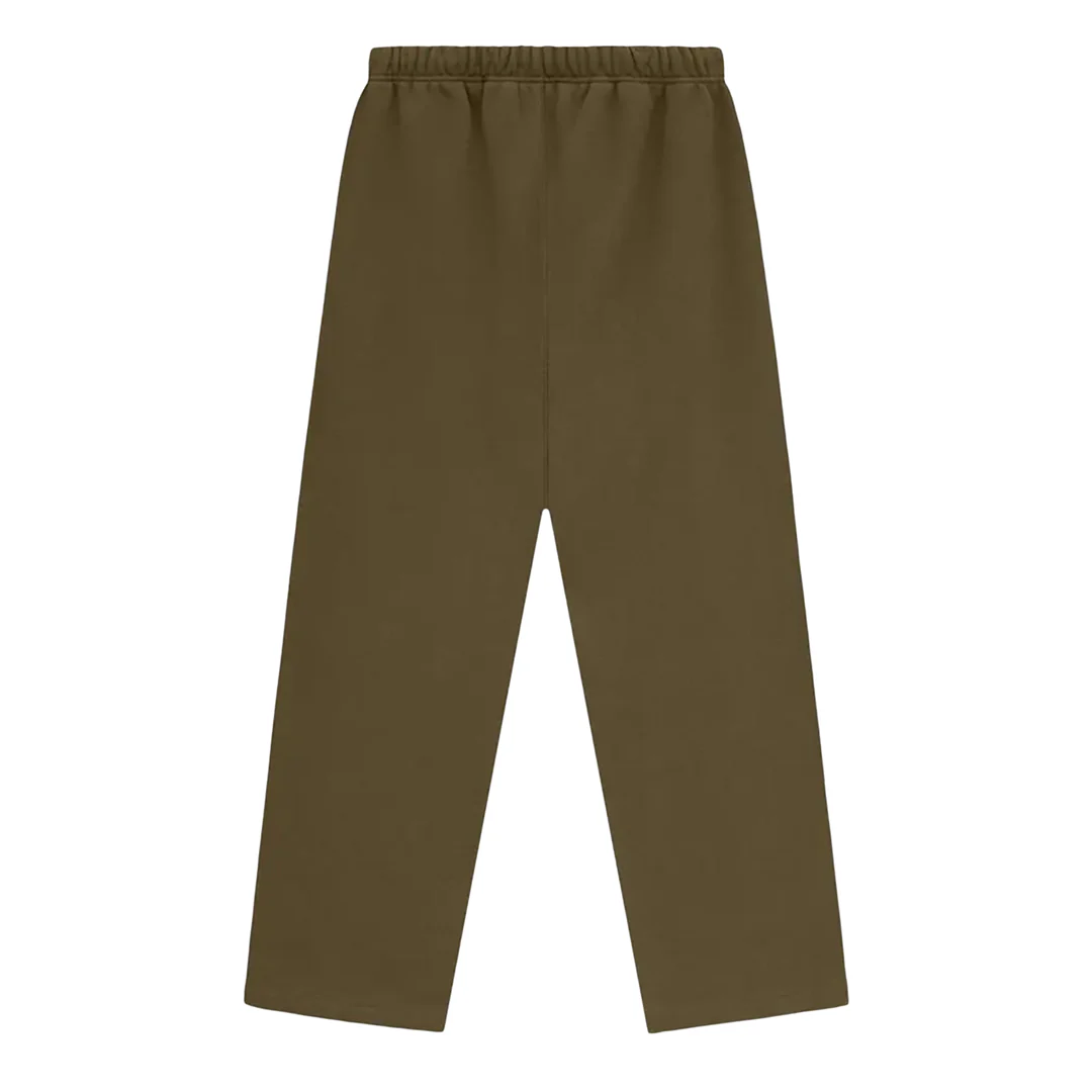 Fear of God Essentials Fleece Relaxed Sweatpant Olive - Image 2