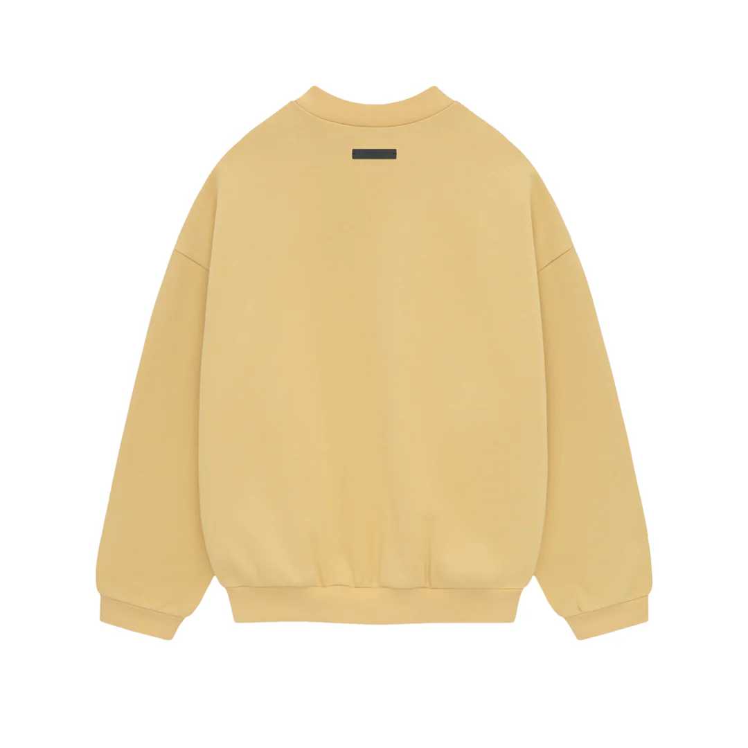 Fear of God Essentials Heavy Fleece Crewneck Amber - Image 2