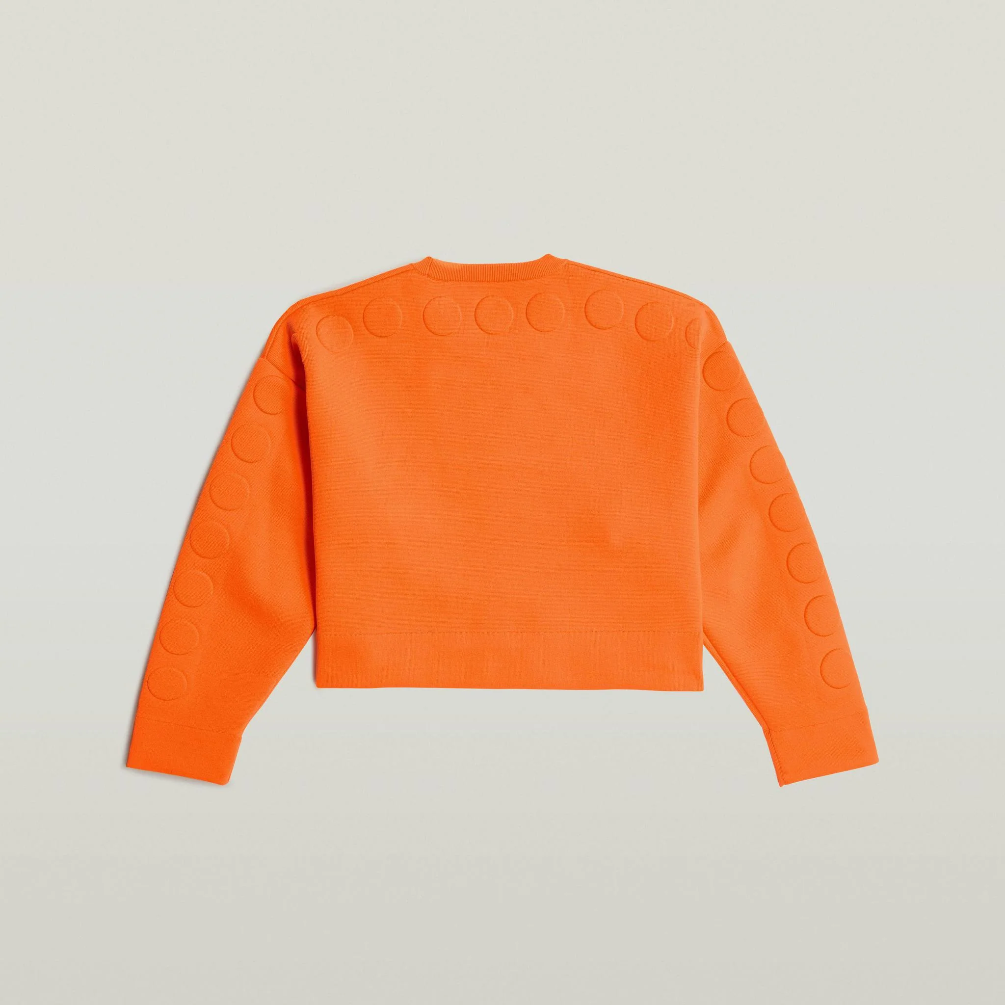GSxWVB Oversized Short Sweat Knit R Signal Orange - Image 2