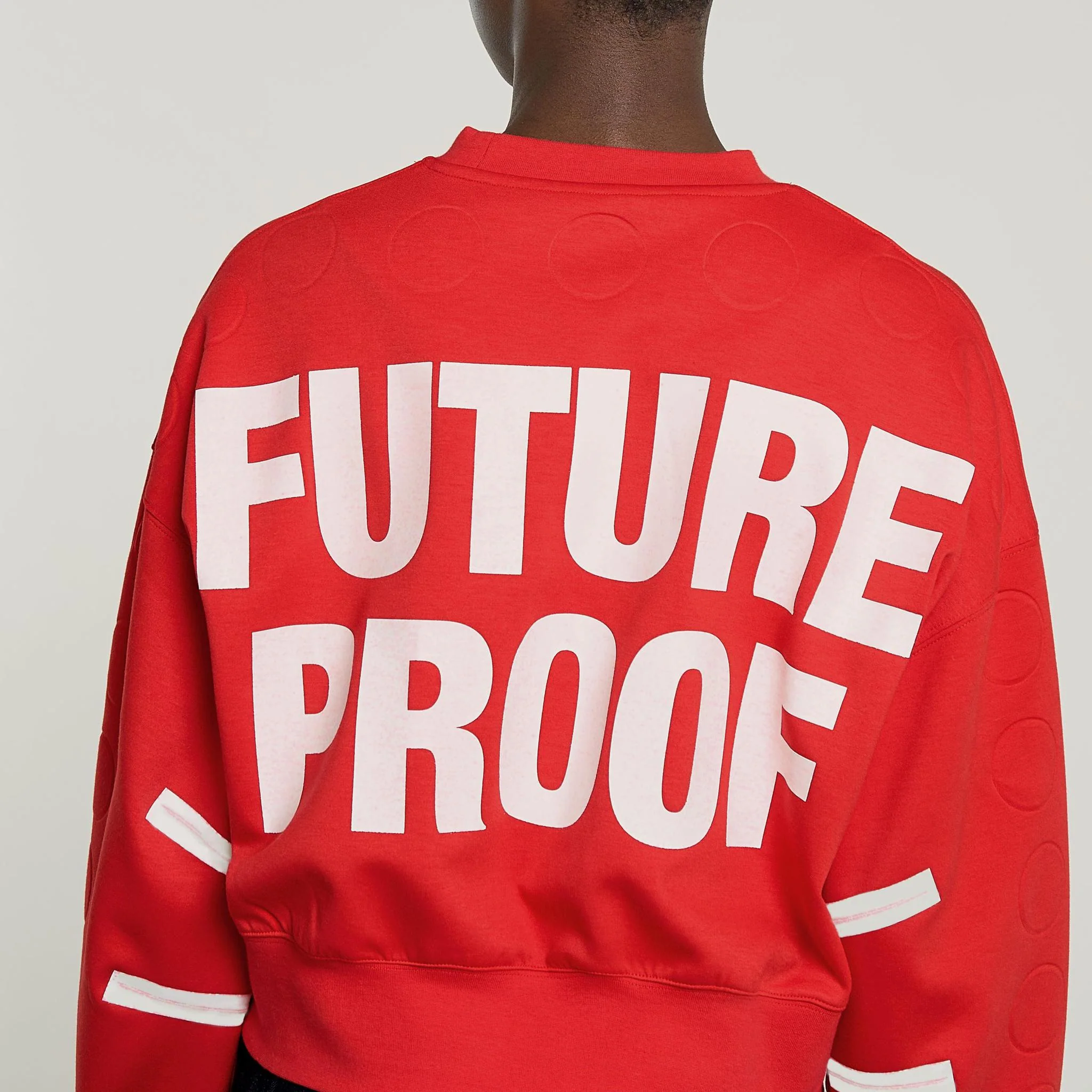 GSxWVB Oversized Short Sweat Scarlet - Image 5