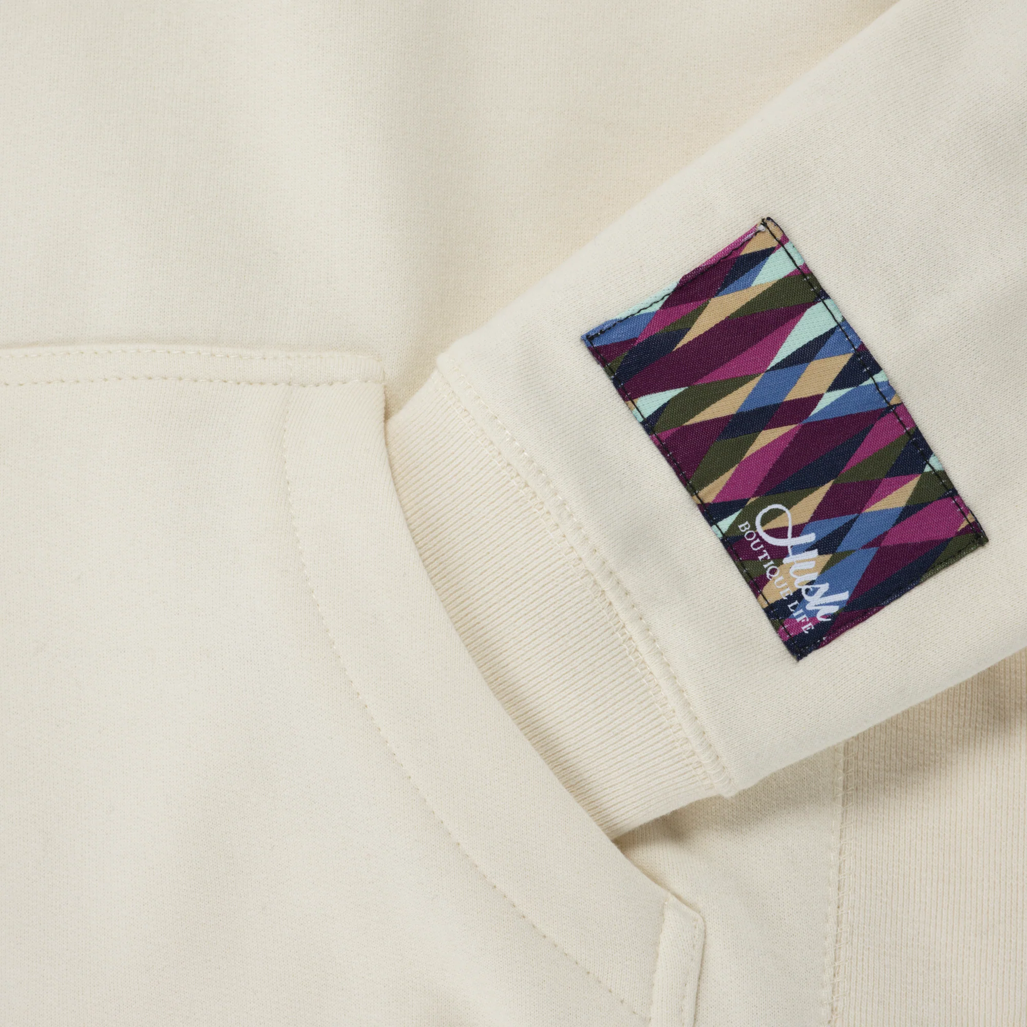 HUSH CREAM CHAMPAGNE HOODIE - Image 4