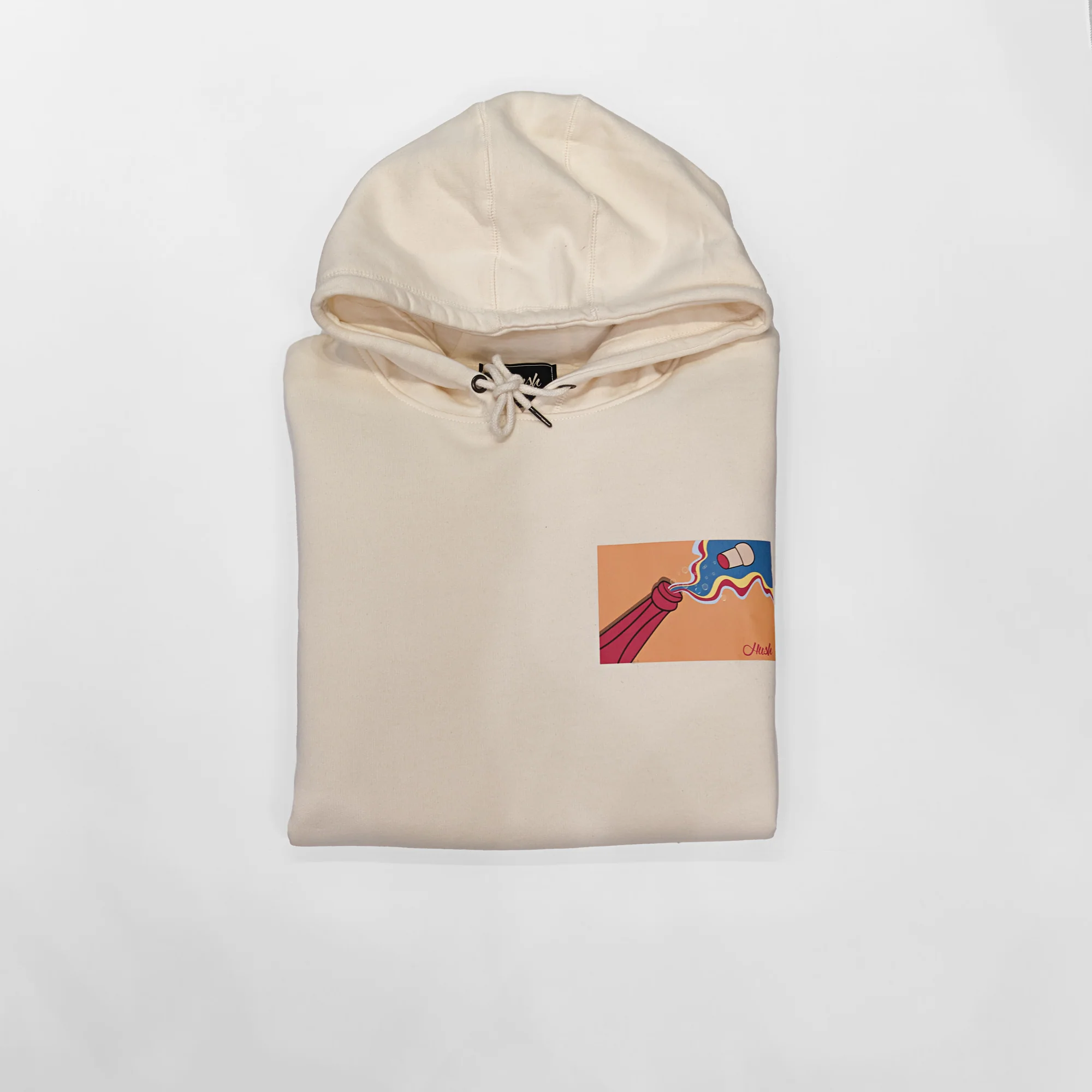 HUSH CREAM CHAMPAGNE HOODIE - Image 5