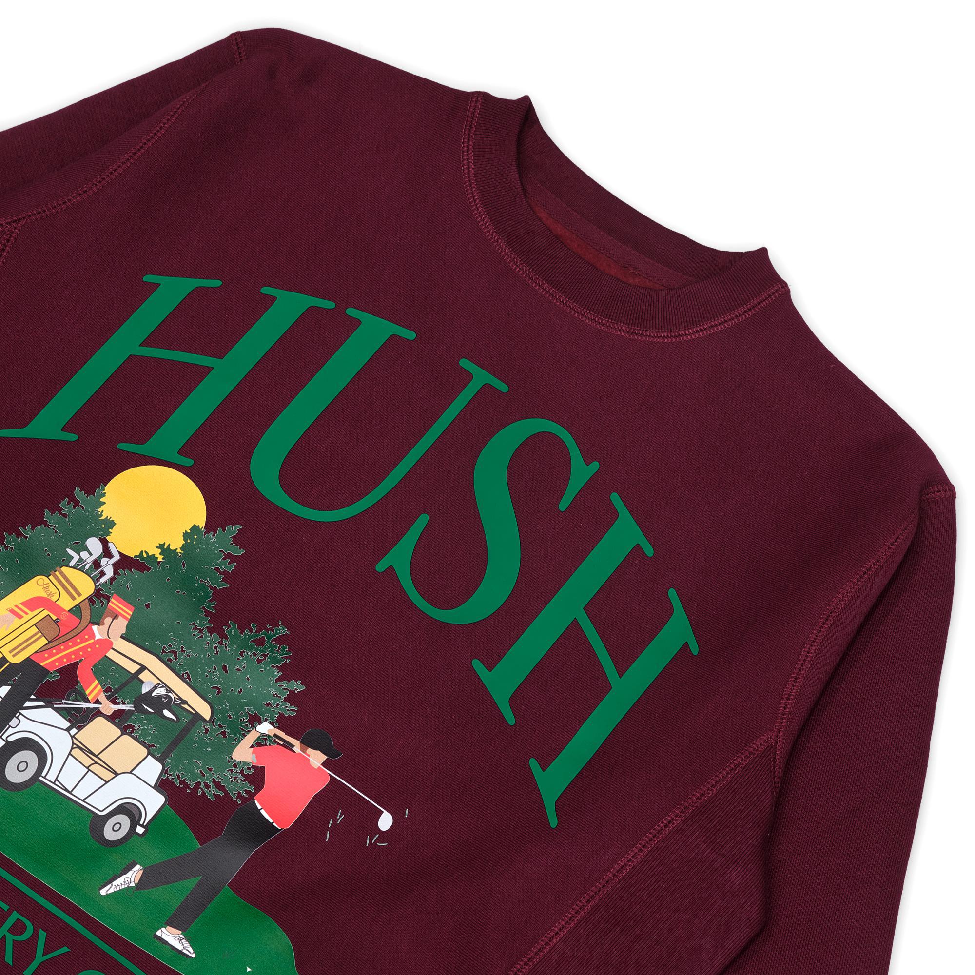 Hush Golf Course Crew Burgundy - Image 2