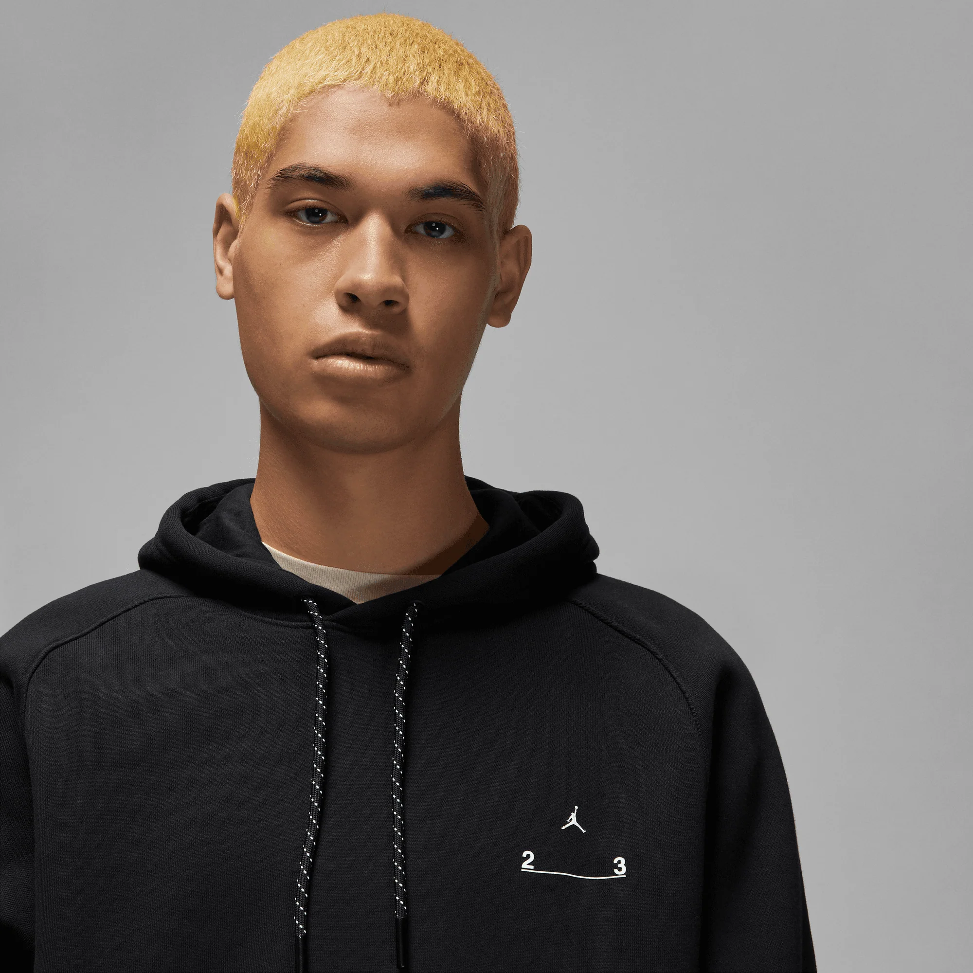 JORDAN 23 ENGINEERED FLEECE HOODIE (BLACK) - Image 2