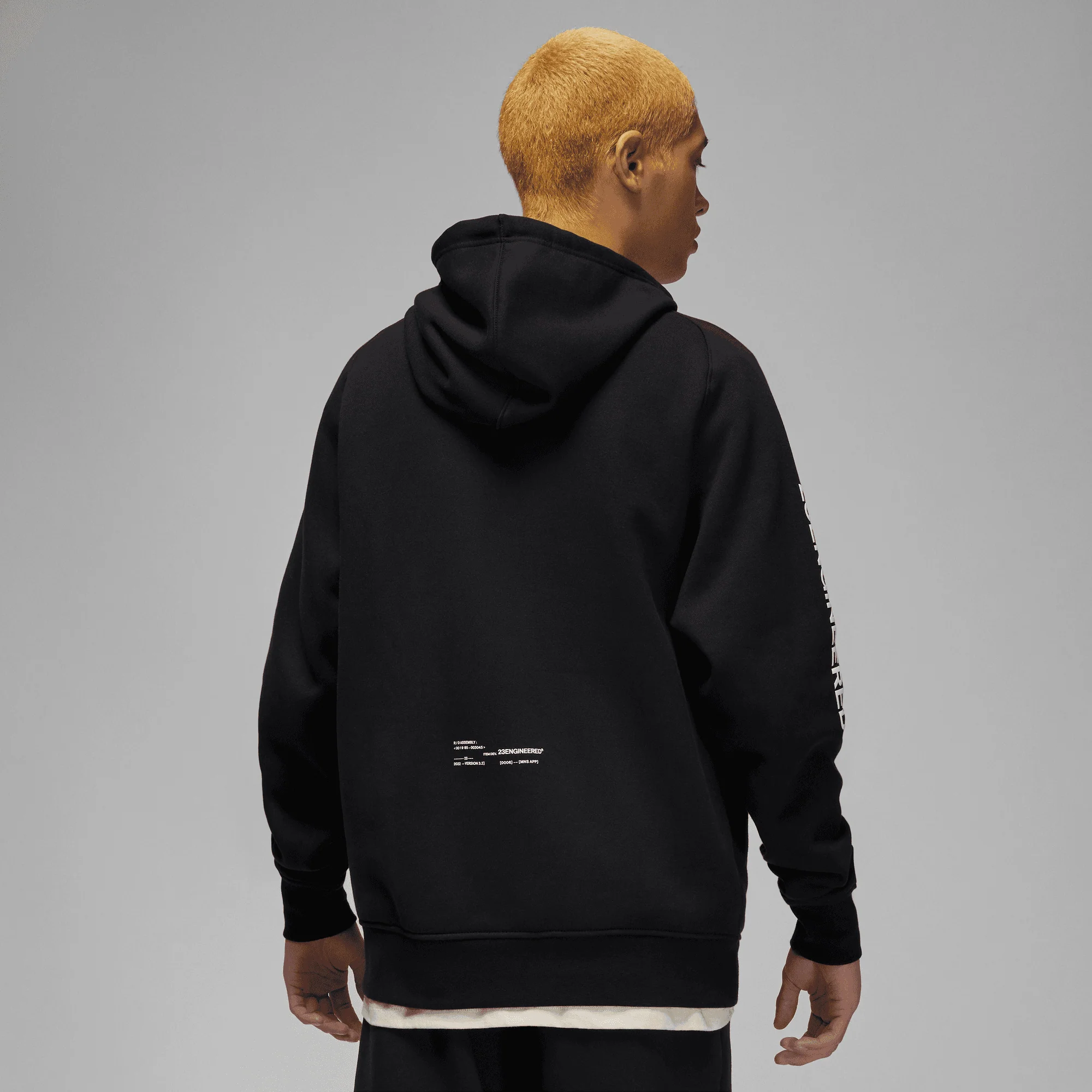 JORDAN 23 ENGINEERED FLEECE HOODIE (BLACK) - Image 3