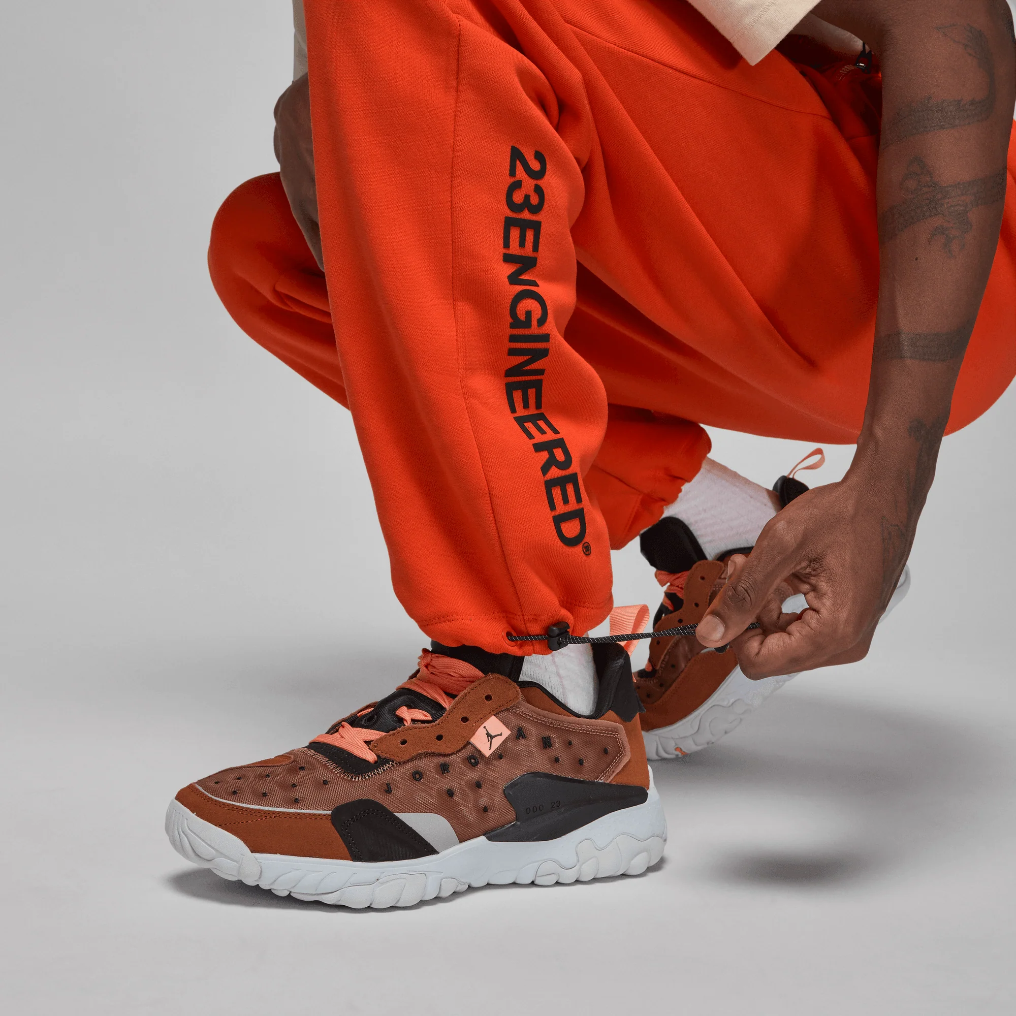 JORDAN 23 ENGINEERED FLEECE JOGGER (ORANGE) - Image 6