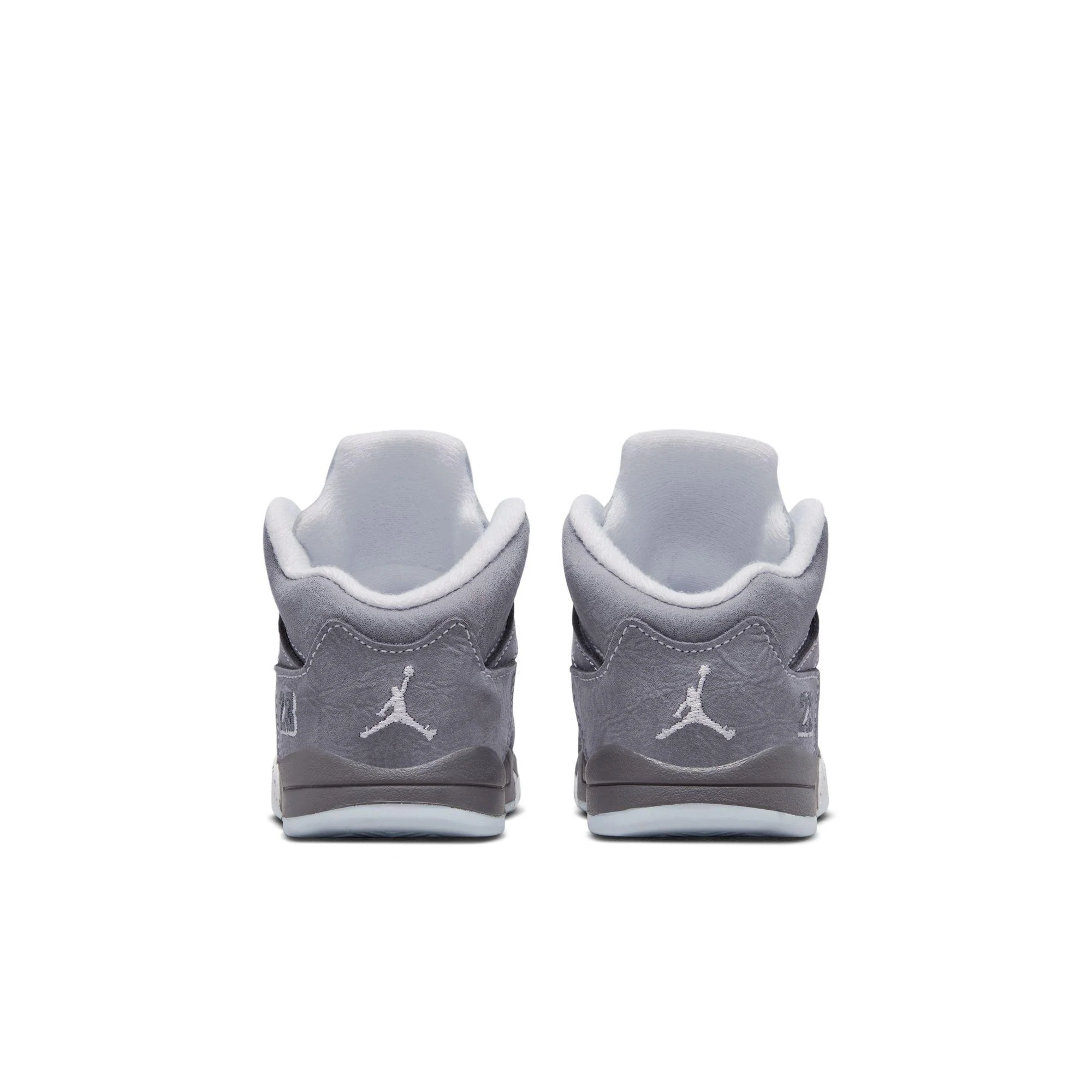 Jordan 5 Retro Infant/Toddler Shoe "Wolf Grey" - Image 3