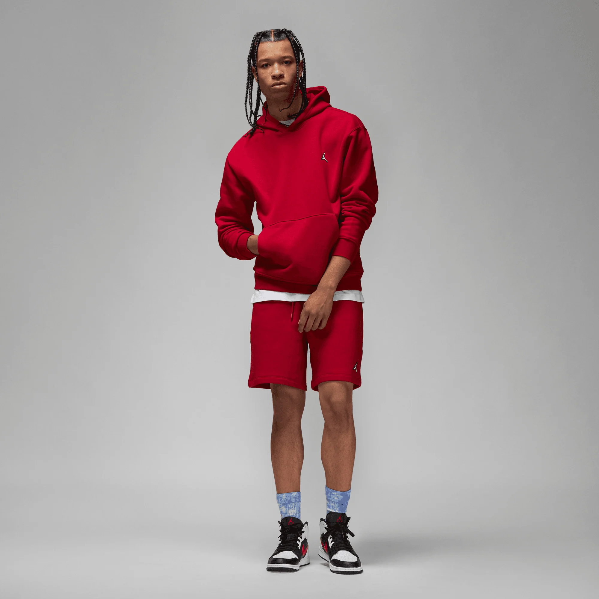 JORDAN ESSENTIAL HOODIE (RED) - Image 4
