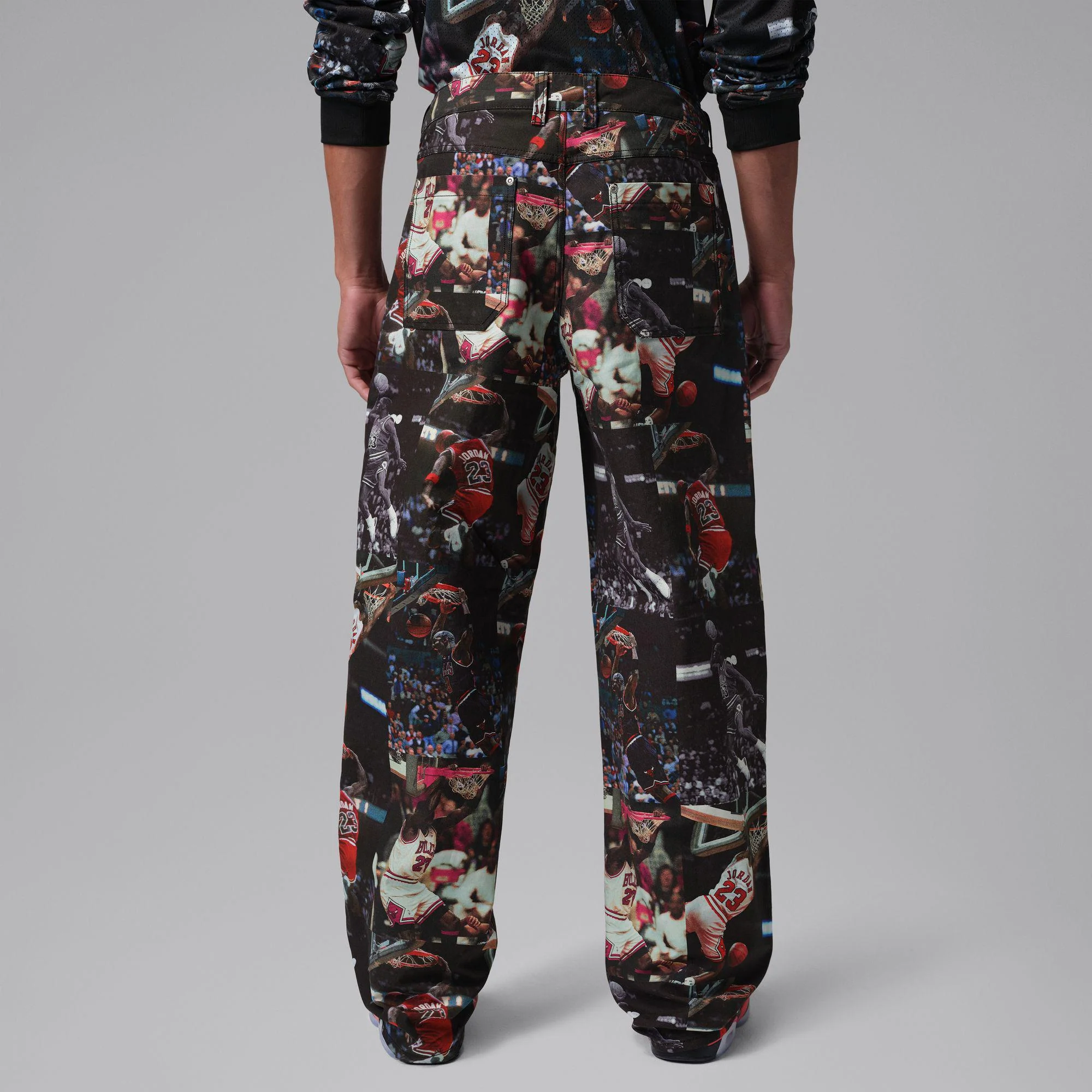 Jordan Flight Men's Woven Pants Black - Image 2