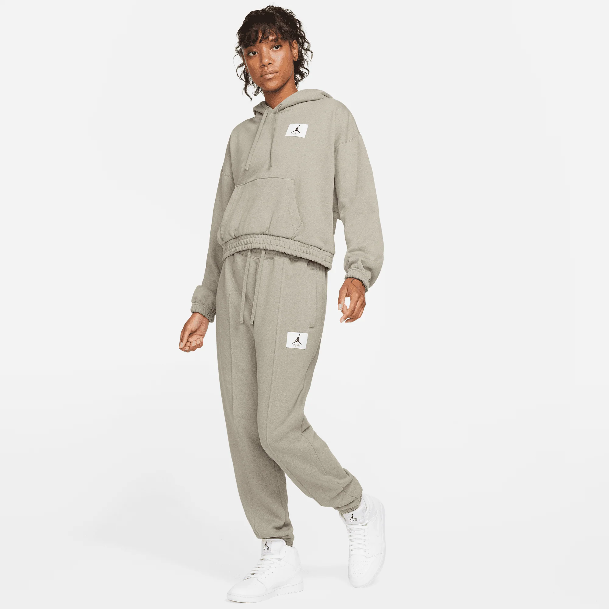 JORDAN HOODIE  WOMENS ESSENTIAL- OLIVE - Image 4
