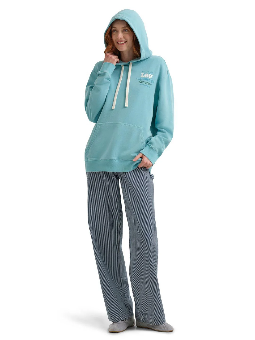 Lee x Crayola Hoodie Blizzard Blue - Image 5