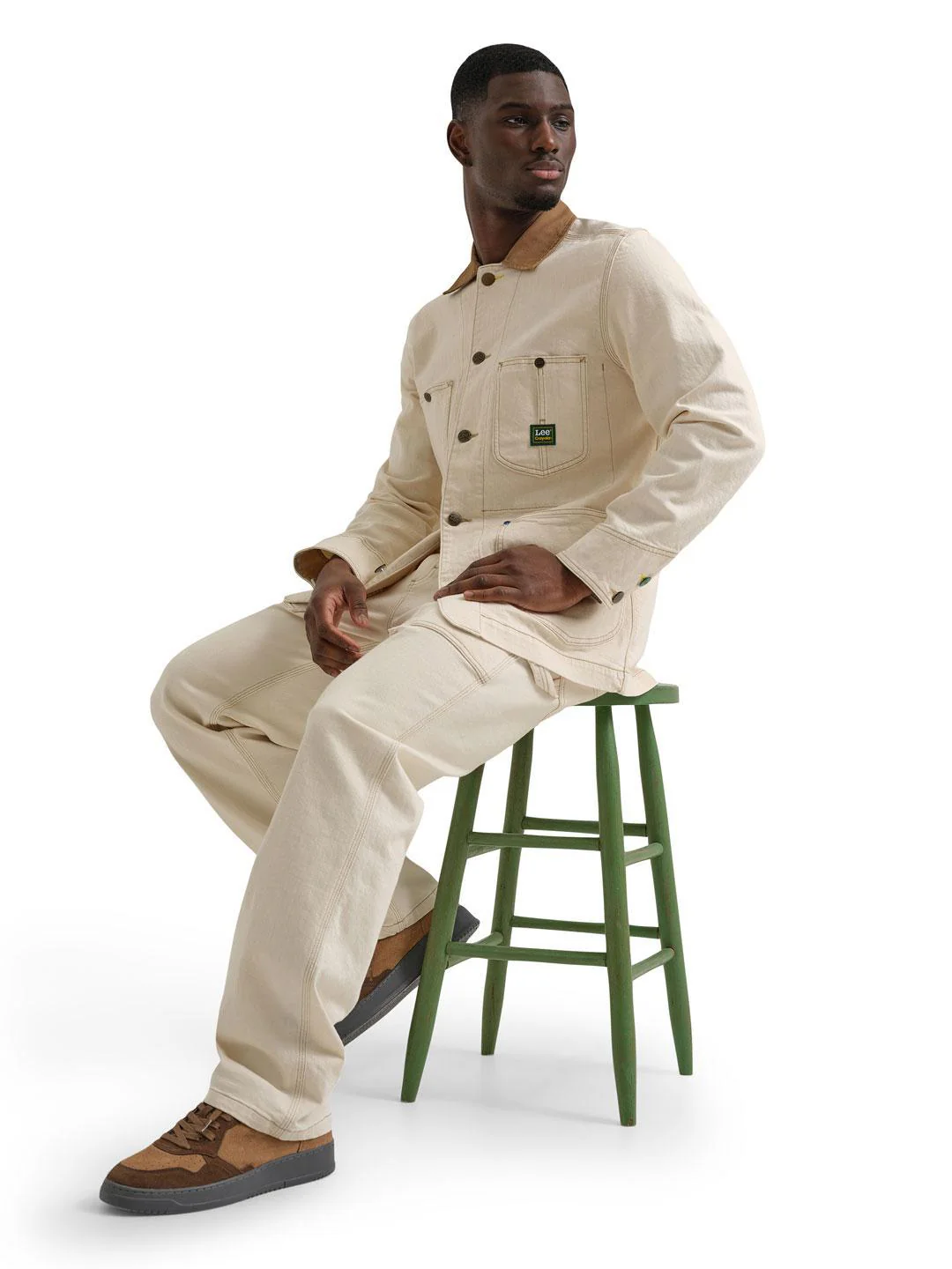 Lee x Crayola Men's Carpenter Pant Ecru - Image 2