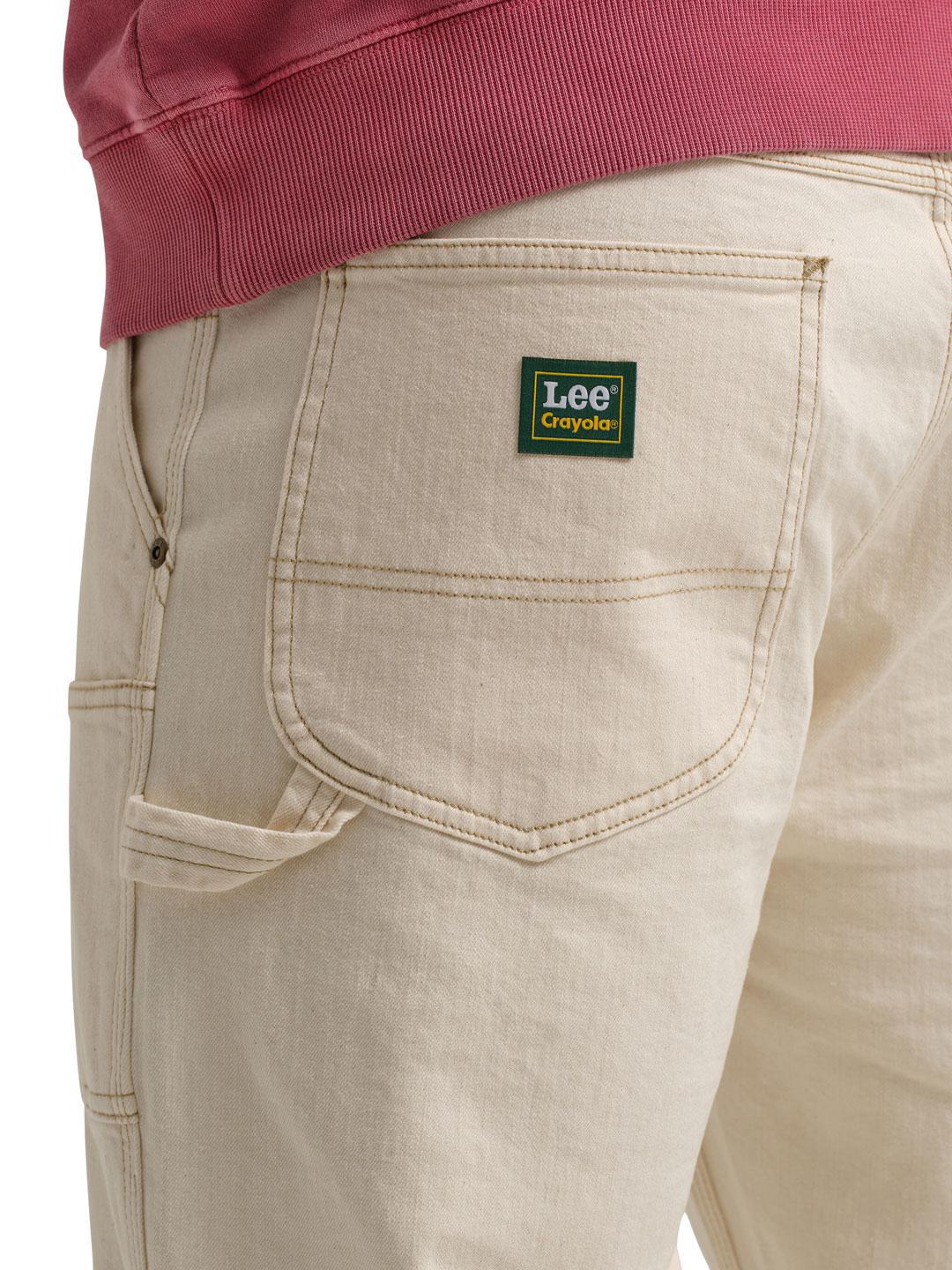Lee x Crayola Men's Carpenter Pant Ecru - Image 7