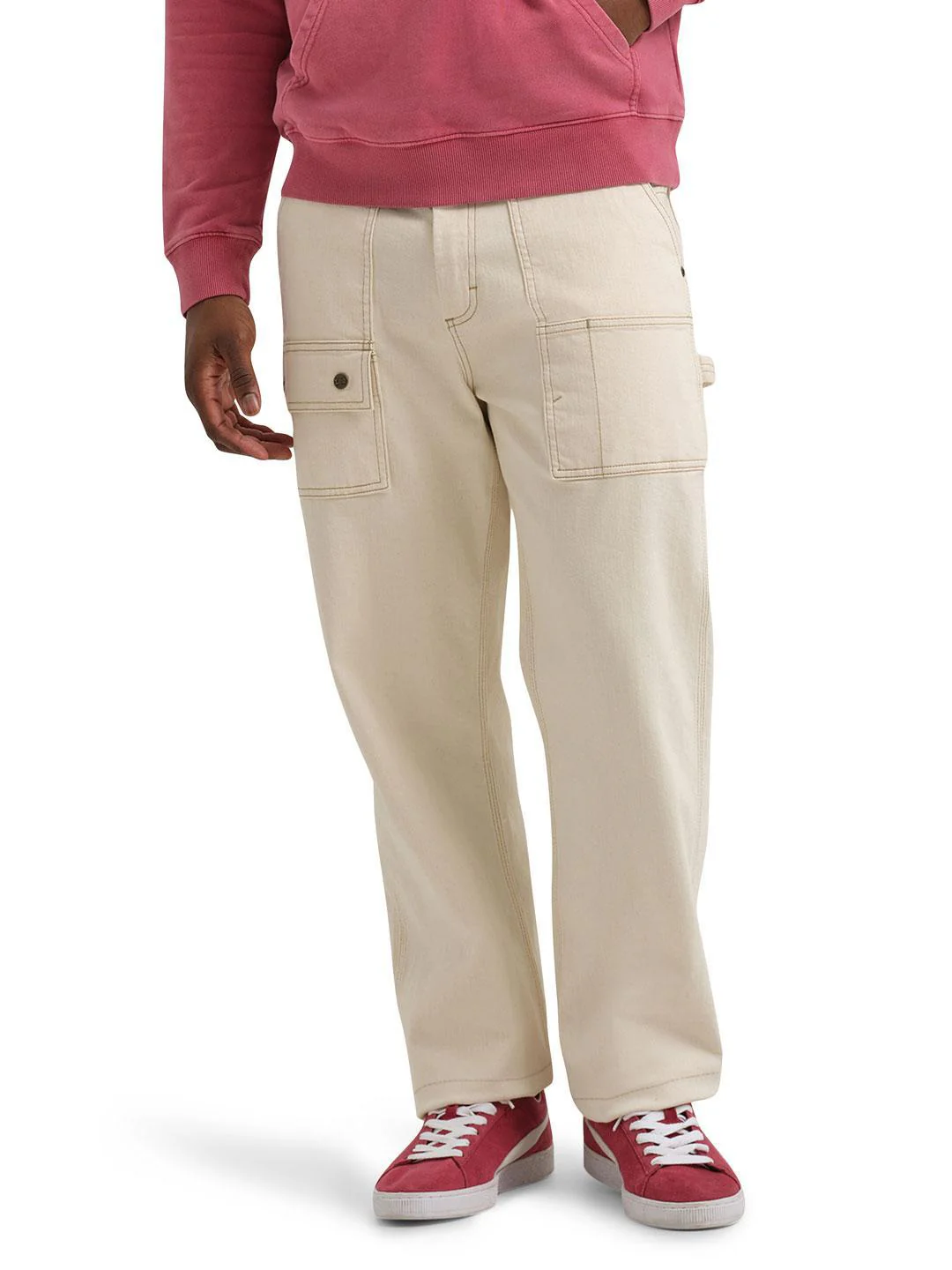 Lee x Crayola Men's Carpenter Pant Ecru - Image 9