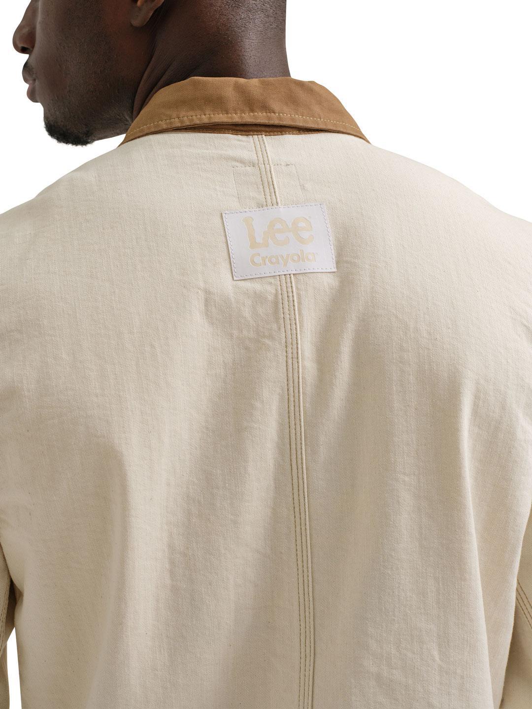 Lee x Crayola Men's Chore Jacket Ecru - Image 5