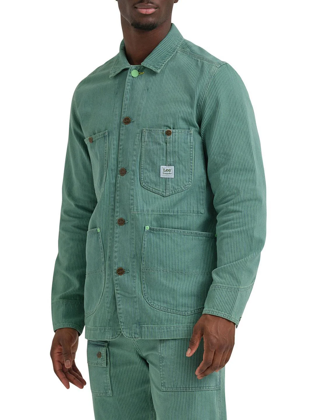 Lee x Crayola Men's Chore Jacket Magic Mint - Image 2