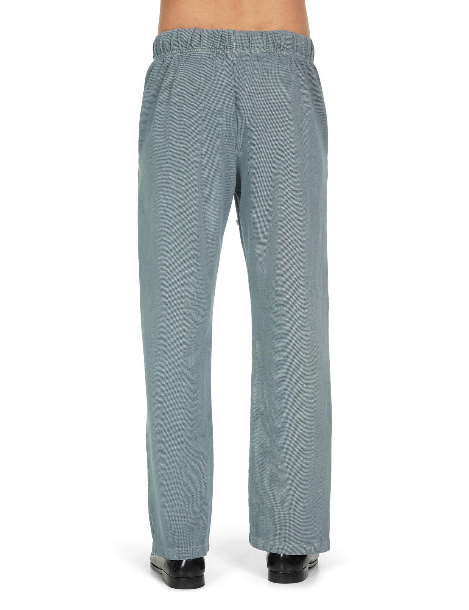 Les Tien Pique Classic Pant Washed Slate Grey - Image 3