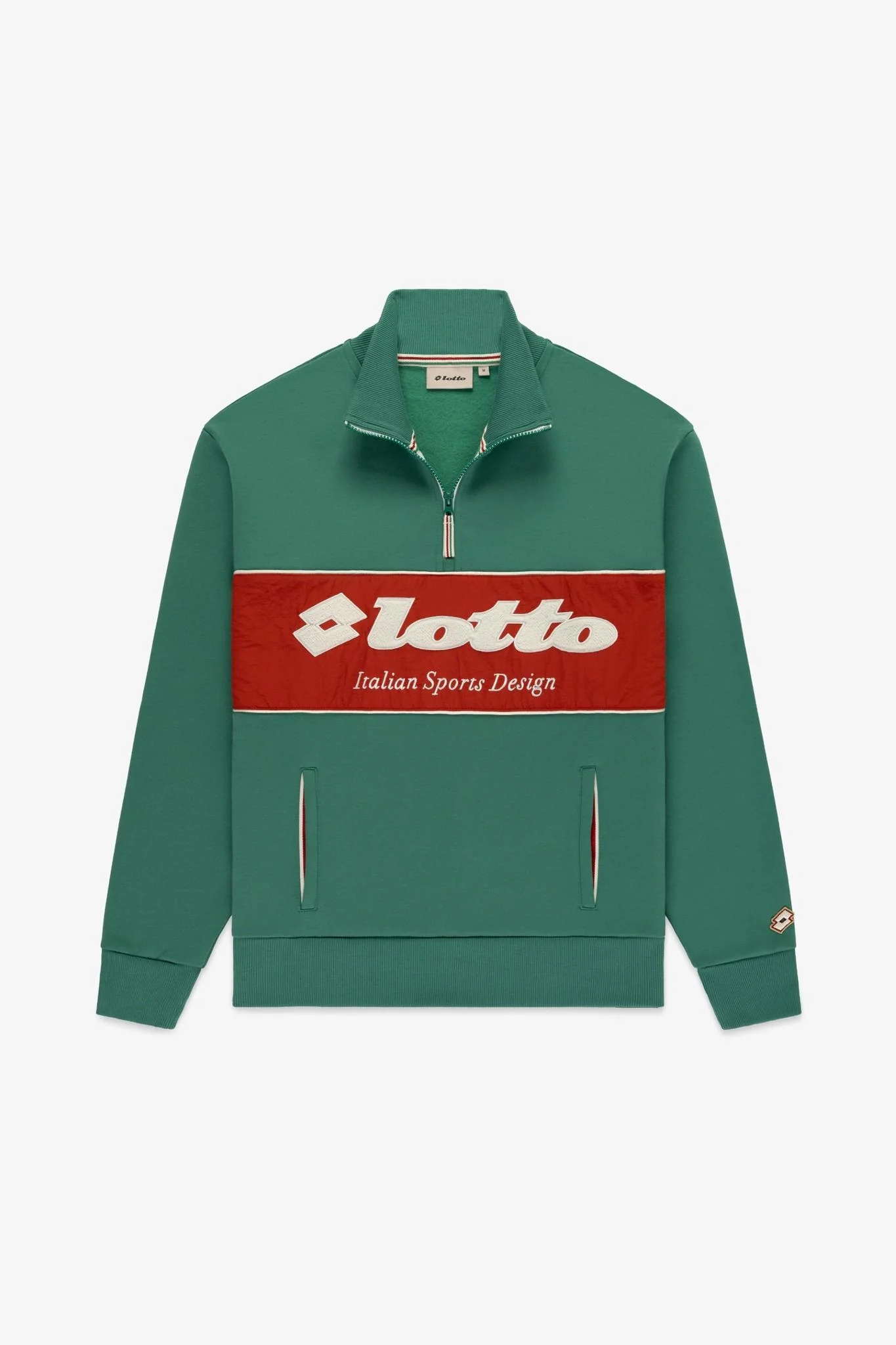 Lotto Uniforme 1/4 Zip Sweater Pine Green