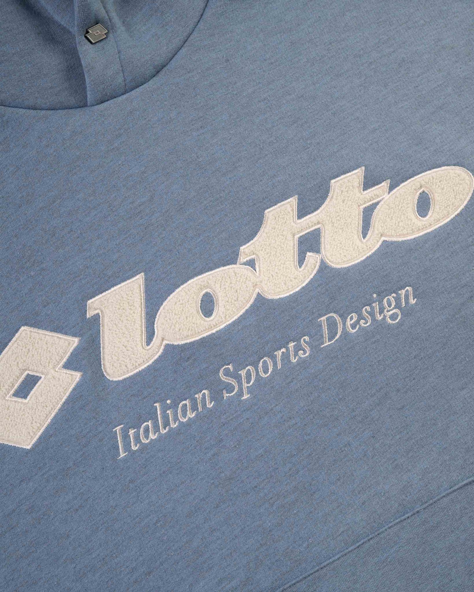 Lotto Uniforme Pullover Hoody Heather Blue - Image 3