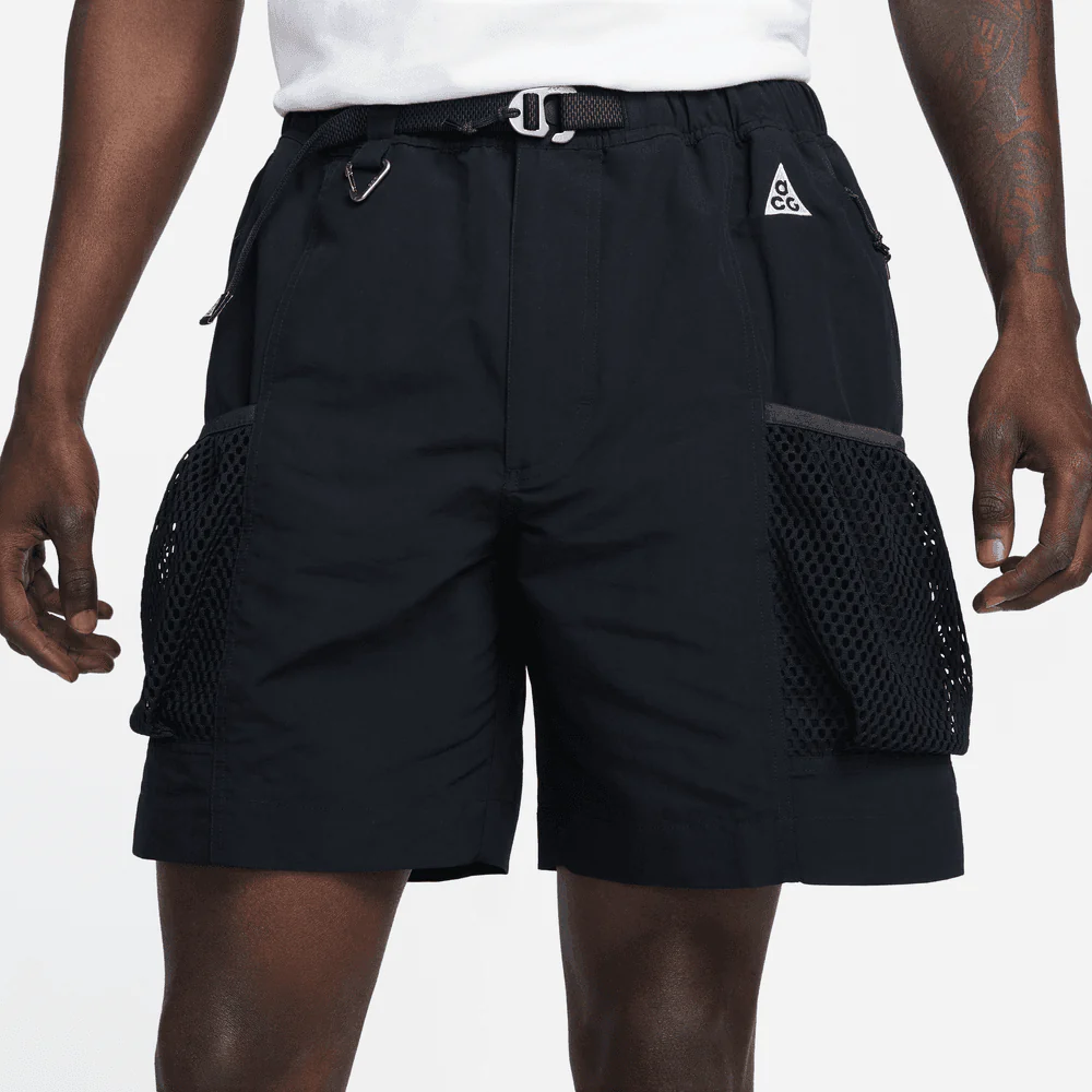MEN'S NIKE ACG ''SNOWGRASS'' SHORTS "BLACK / ANTHRACITE"
